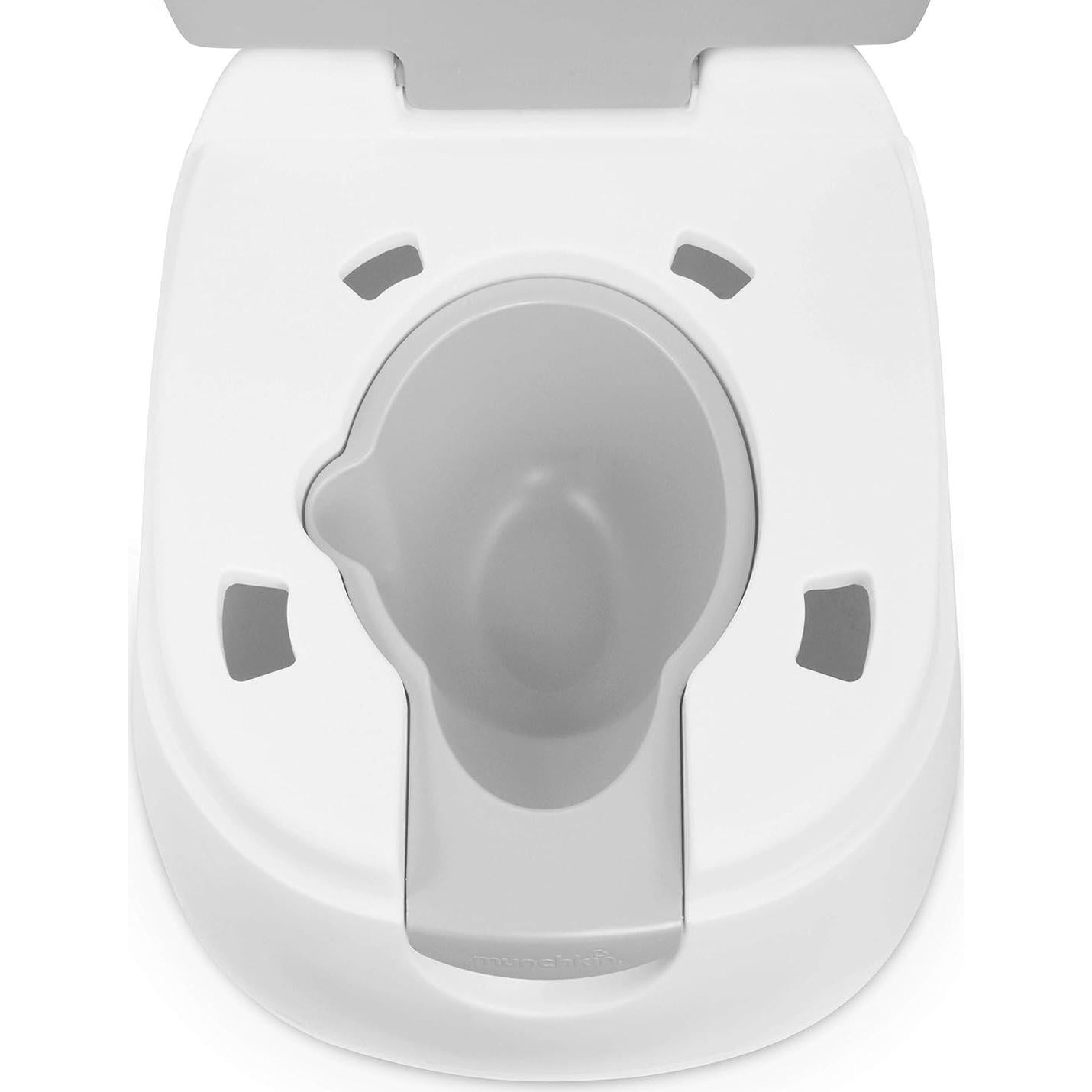 Asiento de Inodoro Munchkin 3-en-1 Gris para Entrenamiento
