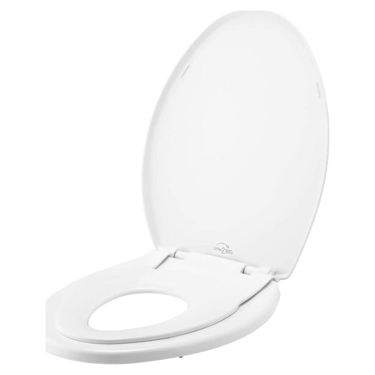 Asiento de Inodoro Mayfair Elongado con Entrenador Blanco