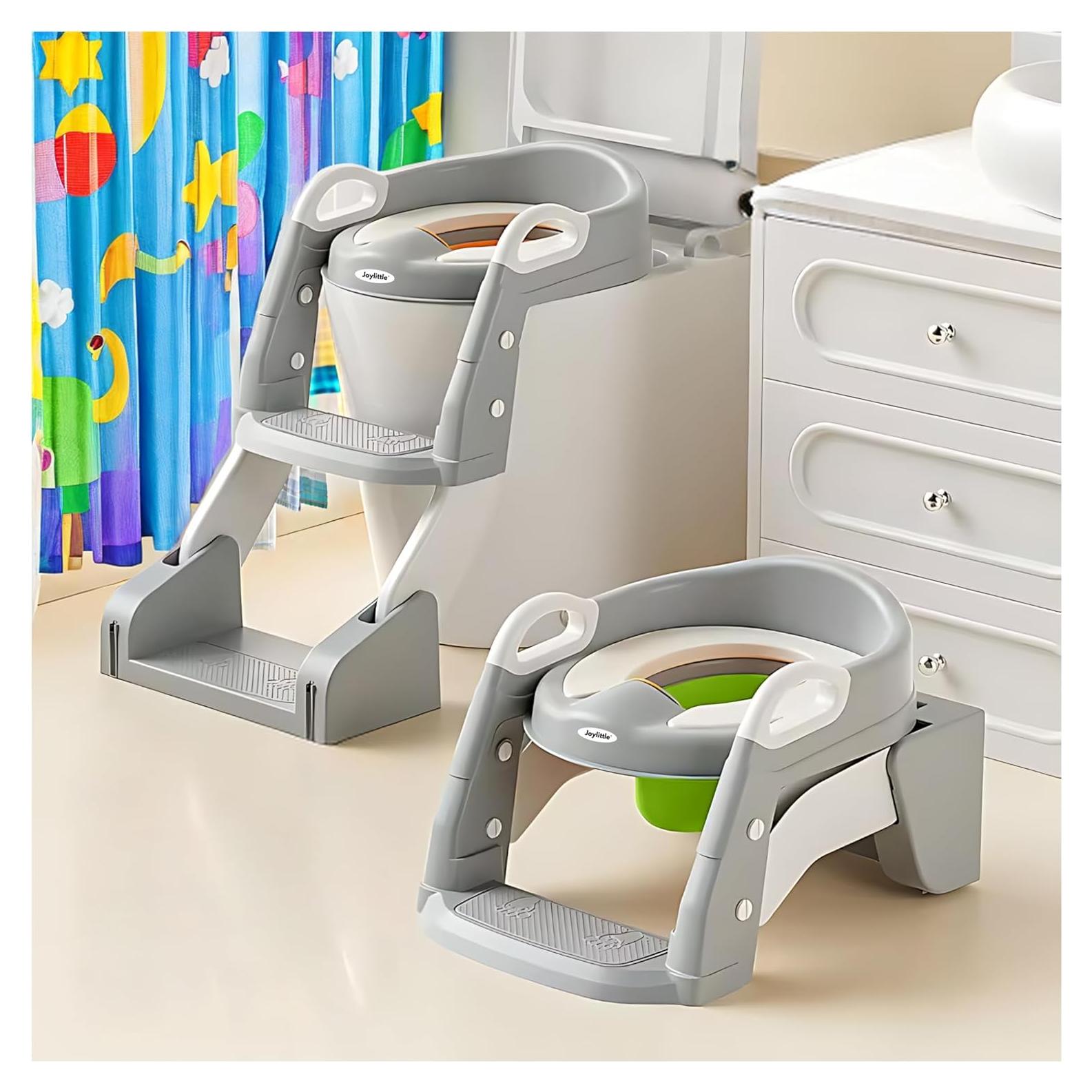Asiento de Entrenamiento para Baño Joylittle 3 en 1 Plegable
