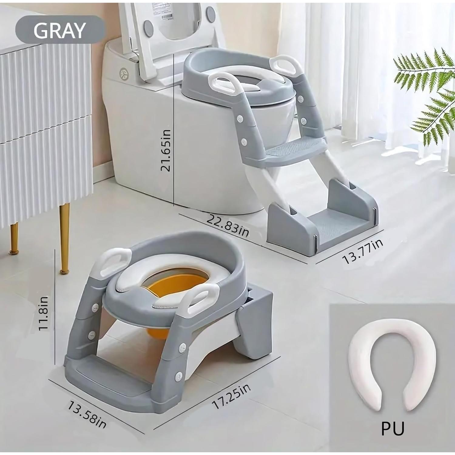 Asiento de Entrenamiento para Baño Joylittle 3 en 1 Plegable