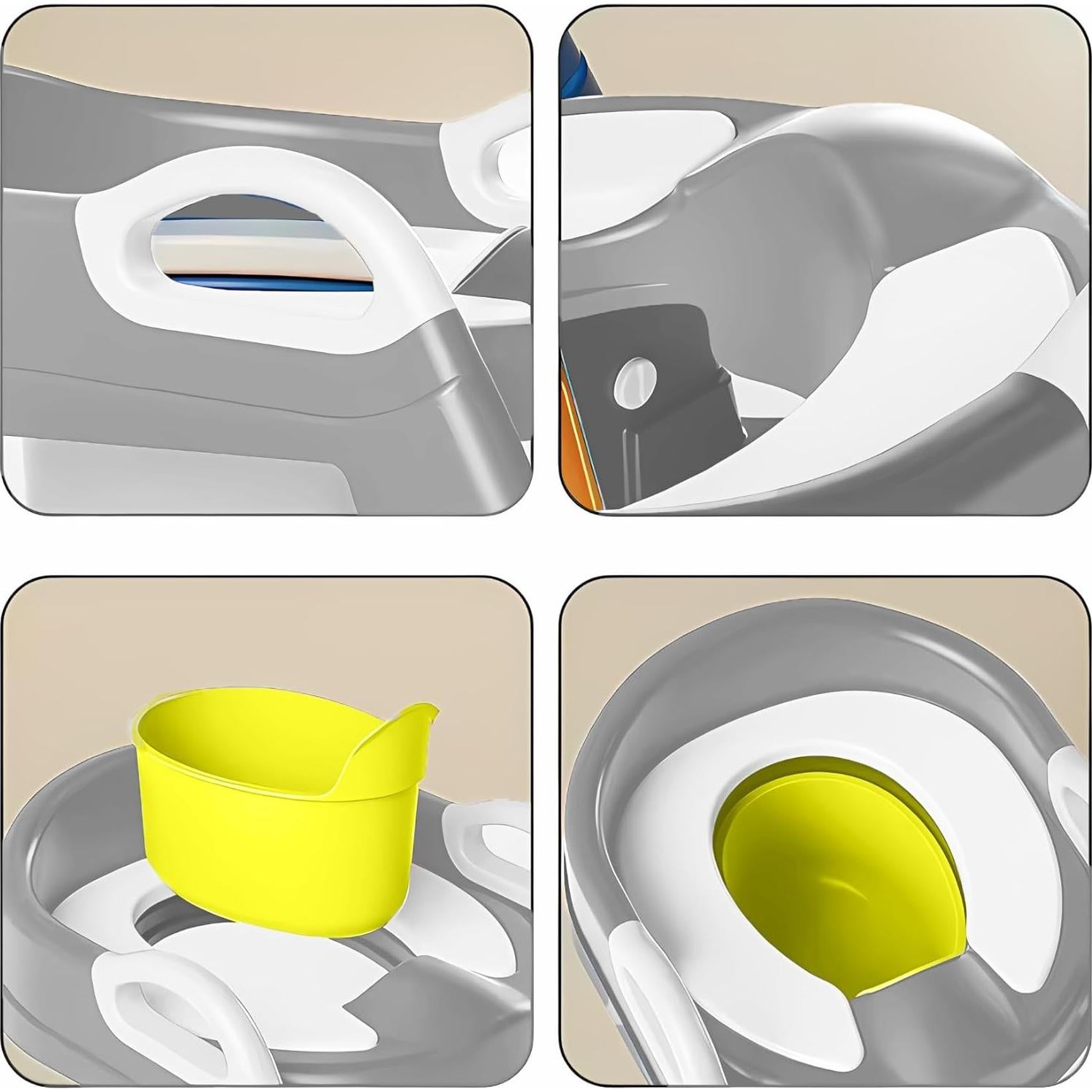 Asiento de Entrenamiento para Baño Joylittle 3 en 1 Plegable