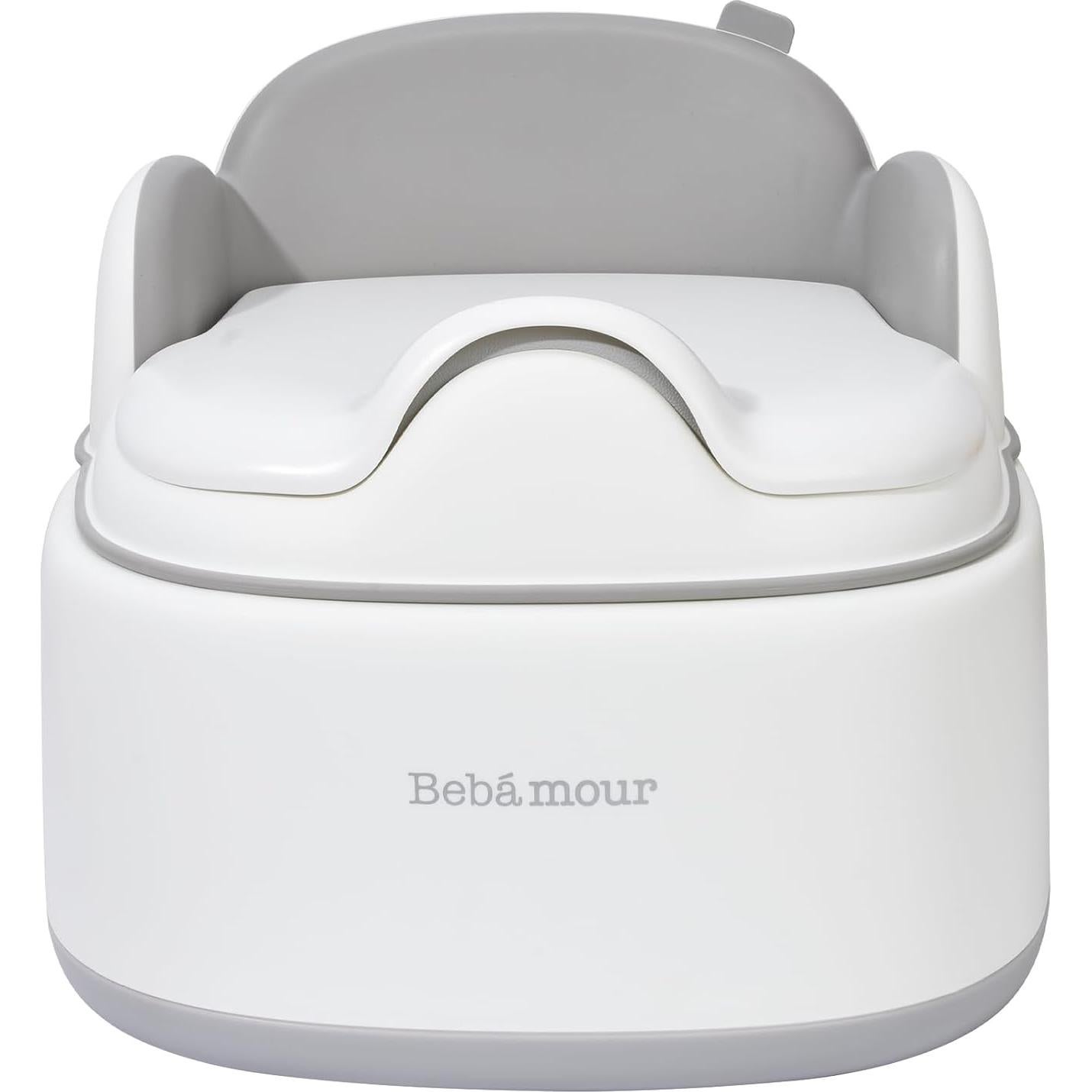 Asiento de Entrenamiento para Baño Bebamour Gris 3 en 1