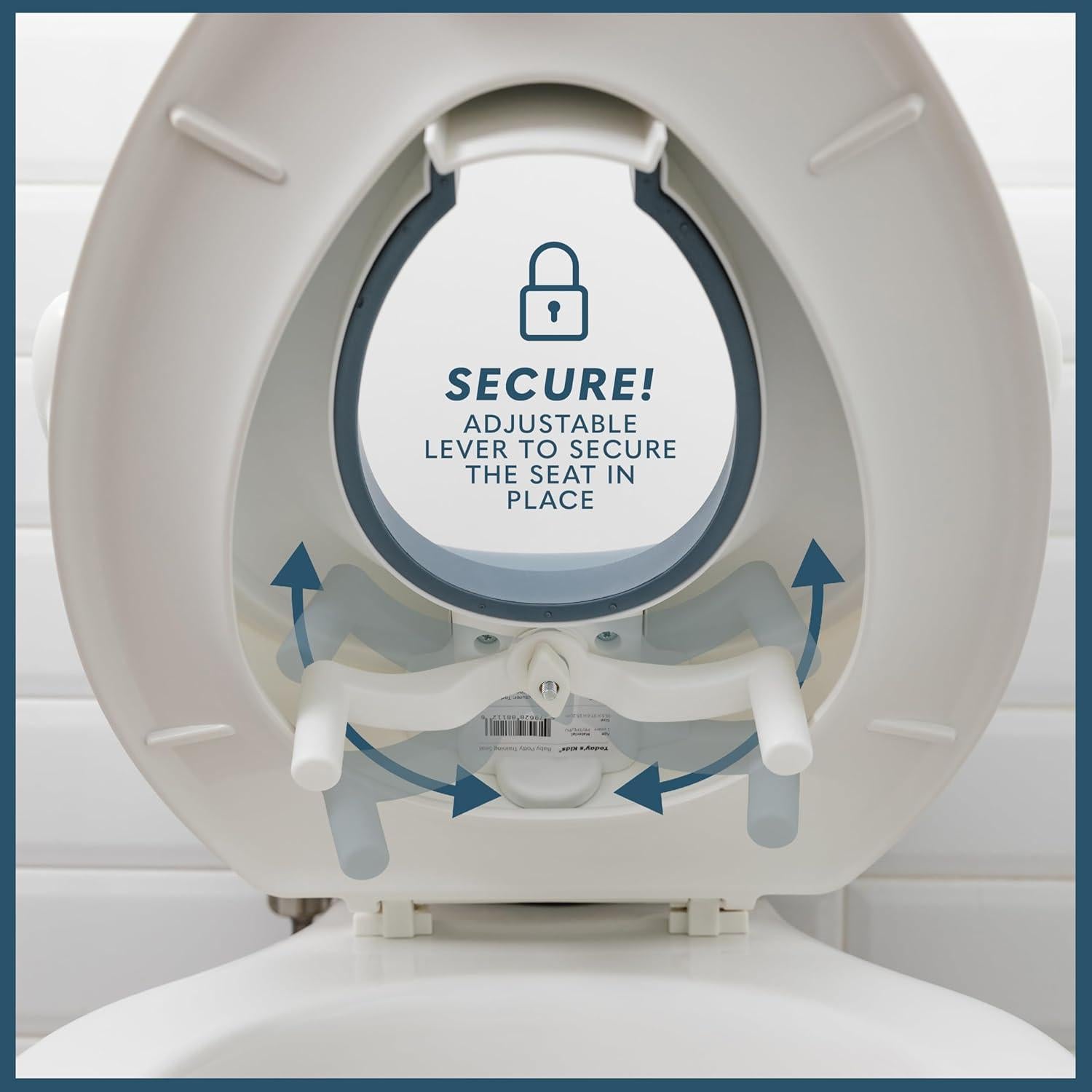 Asiento de Inodoro para Niños Todays Kids Azul Antideslizante