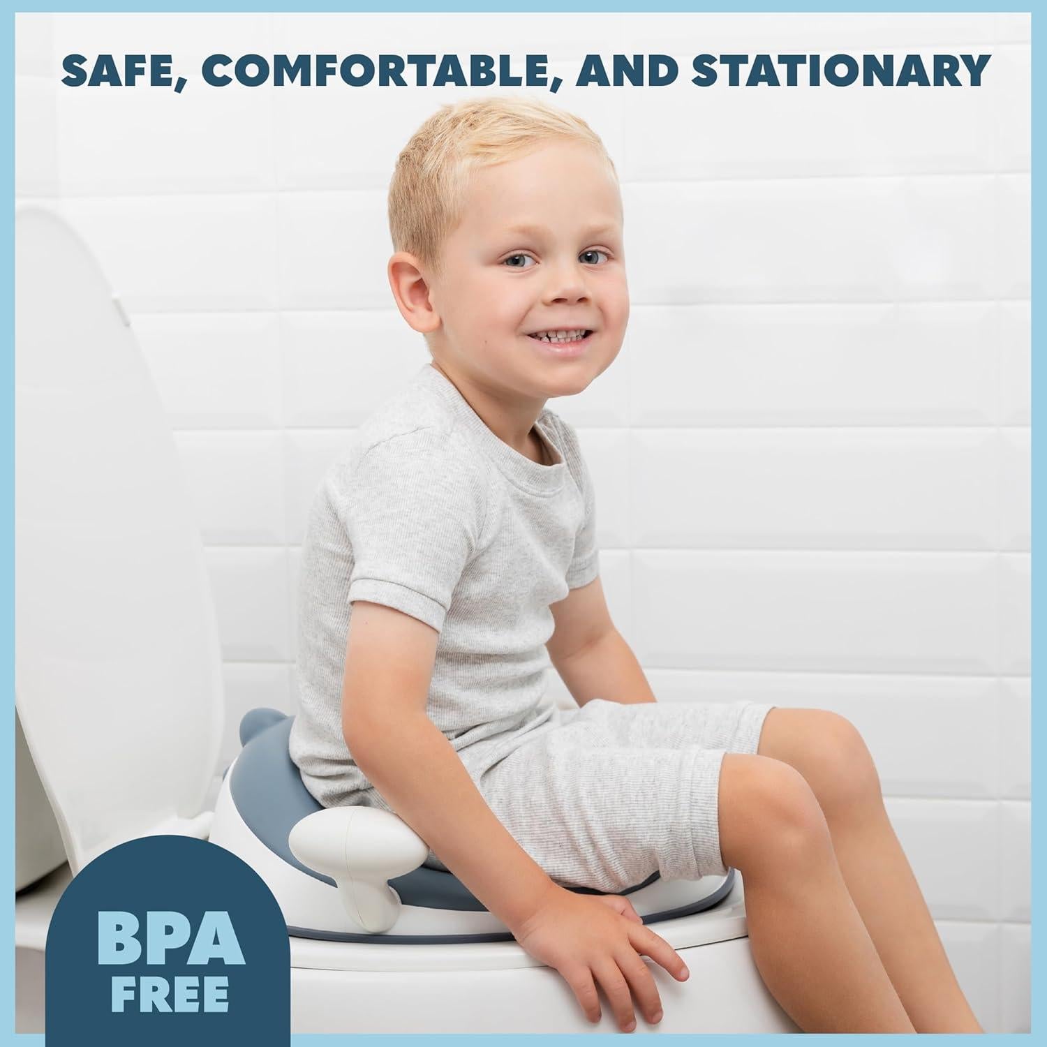 Asiento de Inodoro para Niños Todays Kids Azul Antideslizante