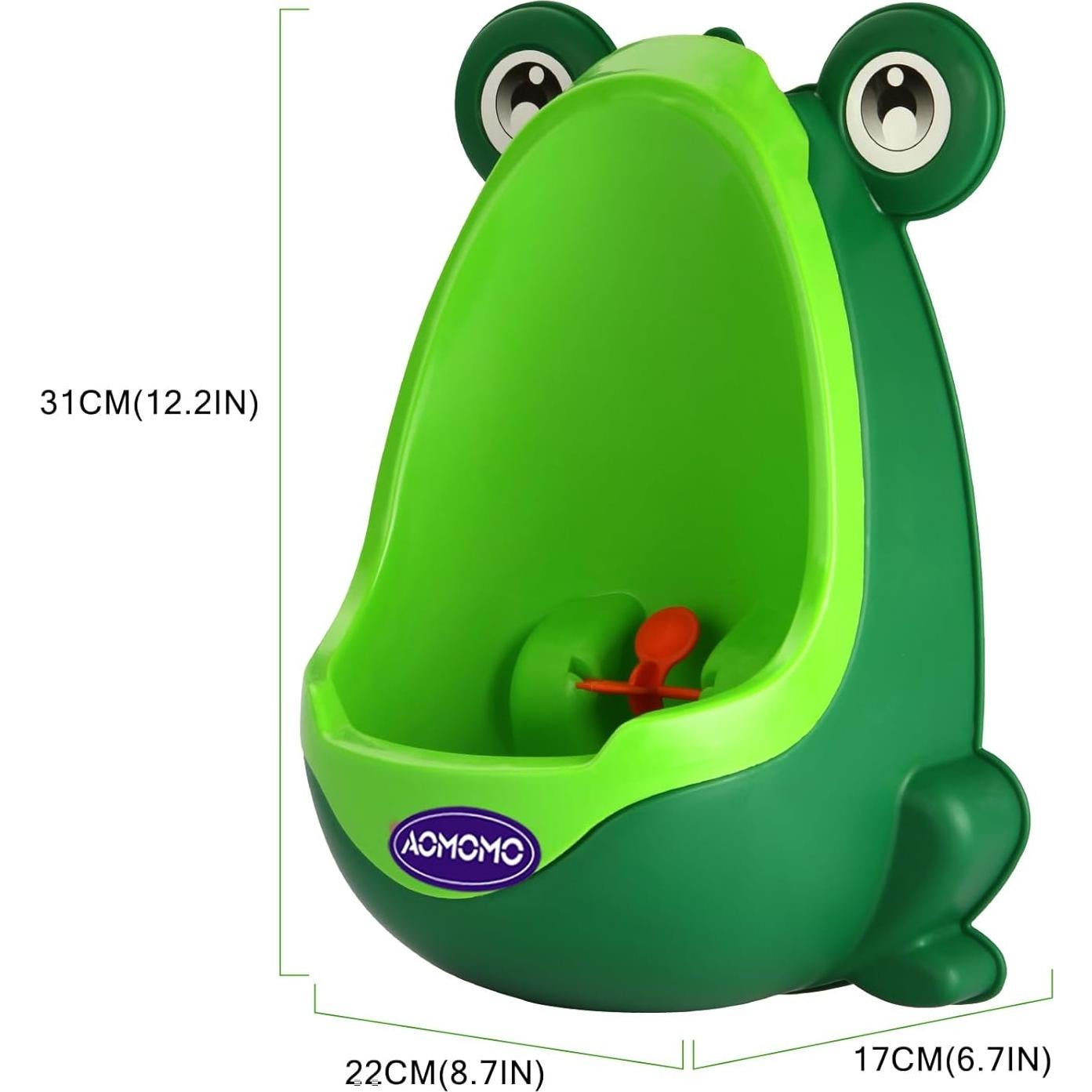 Orinal de Entrenamiento Rana Verde para Niños 2-6 Años