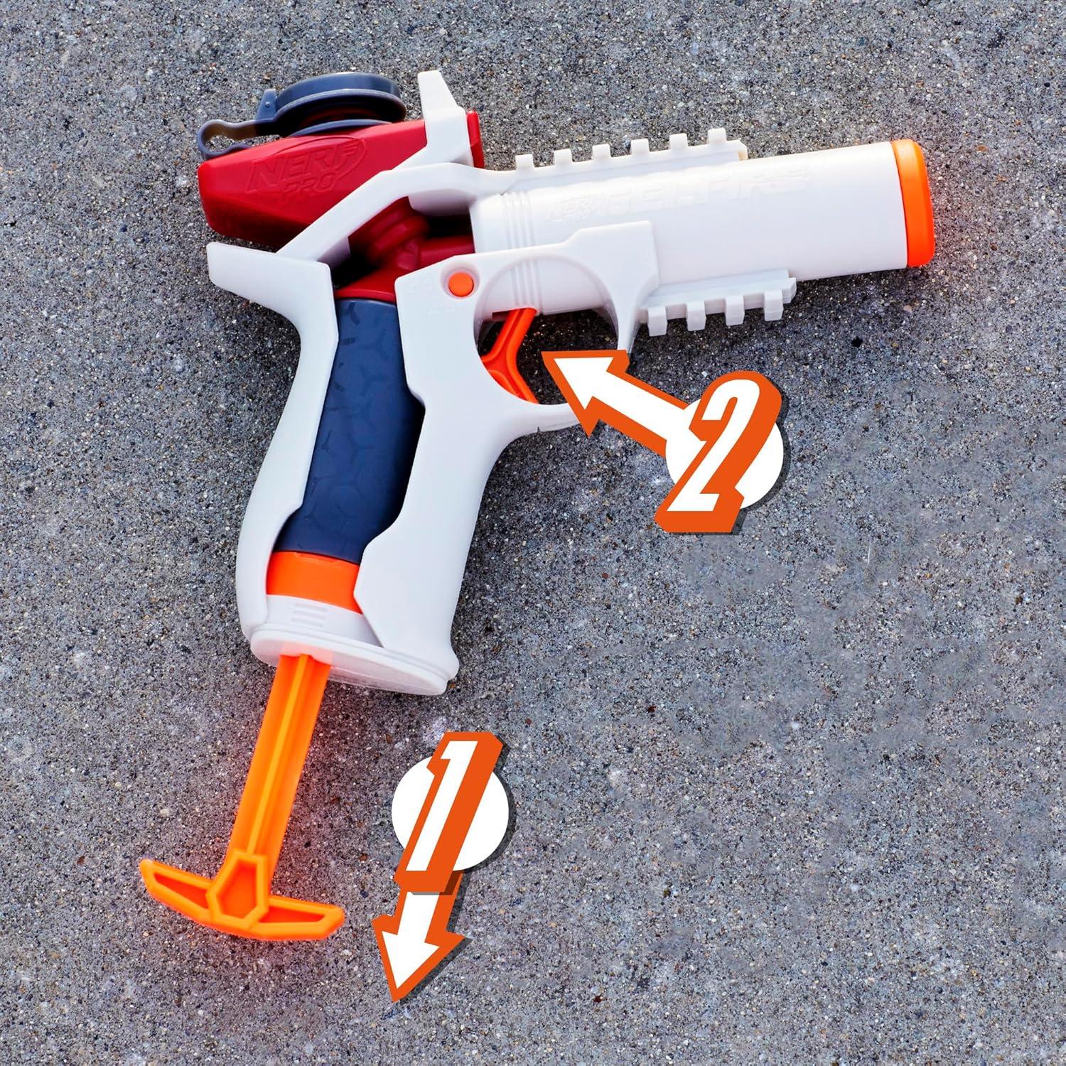 Nerf Pro Gelfire Ignitor Blaster 1000 Rondas 60 Capacidad