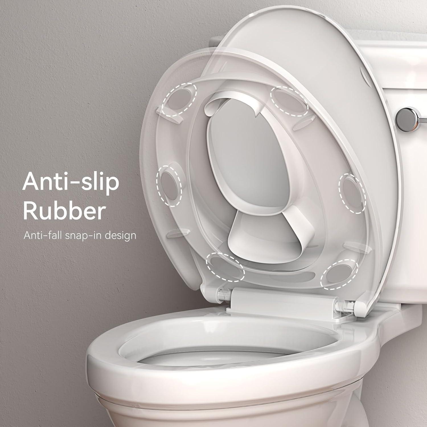Asiento de Entrenamiento para Baño R&T Niños Ovalado Antideslizante