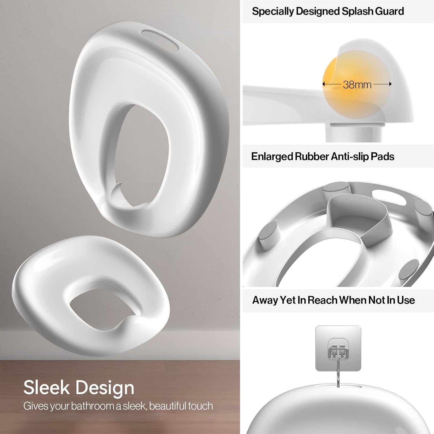 Asiento de Entrenamiento para Baño R&T Niños Ovalado Antideslizante