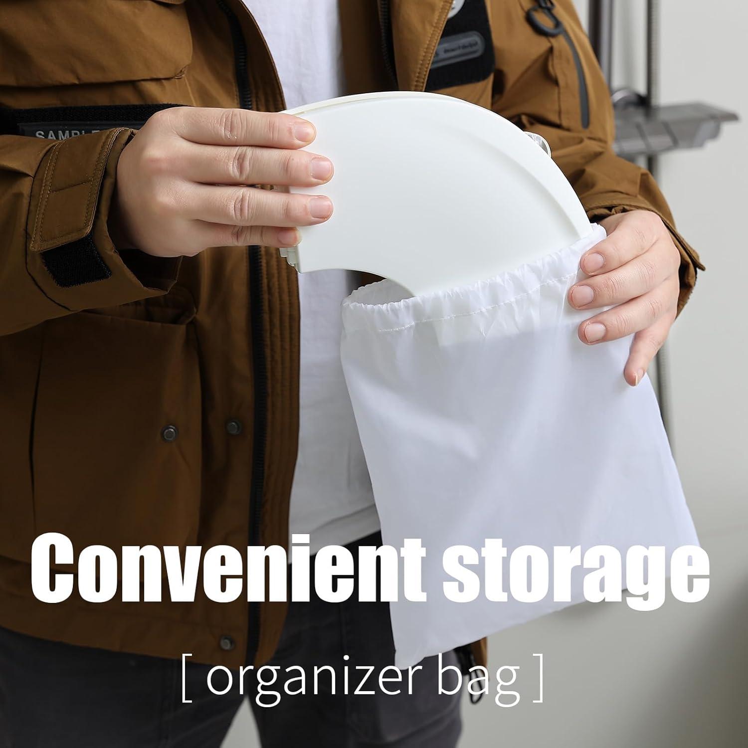 Asiento de inodoro portátil Funbliss para niños blanco