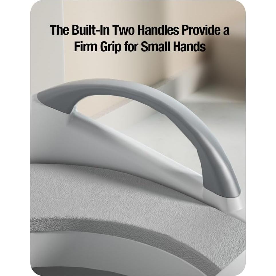 Asiento de Entrenamiento para Baño PandaEar Blanco Ovalado