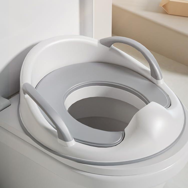 Asiento de Entrenamiento para Baño PandaEar Blanco Ovalado