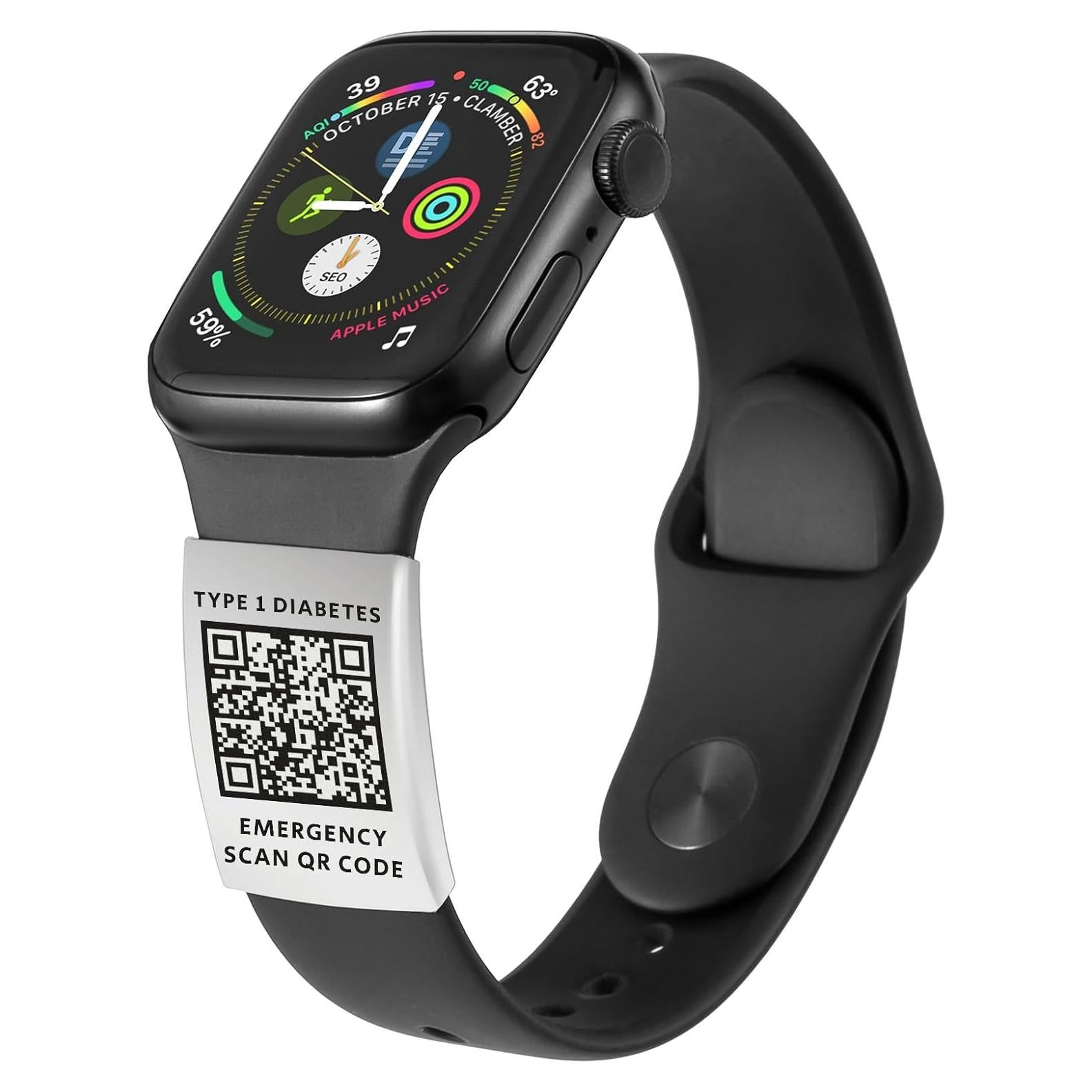 Etiqueta Médica QR MYLUCKYTAG para Reloj - ID Personalizada