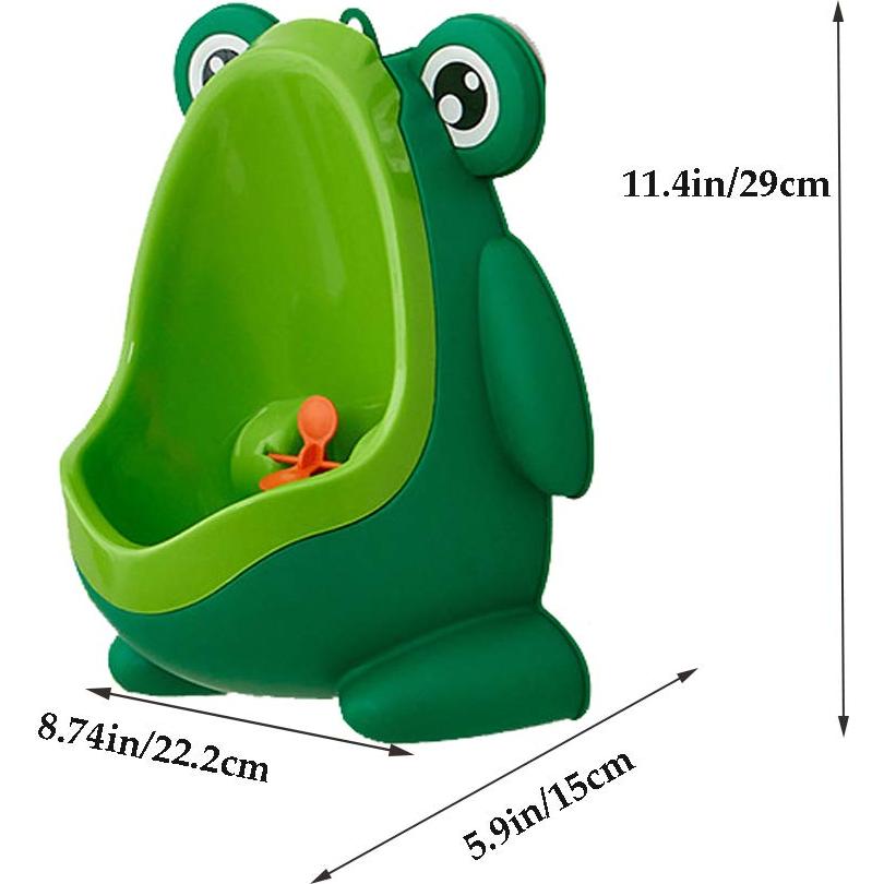 Orinal Divertido para Entrenamiento de Niños Rana Verde
