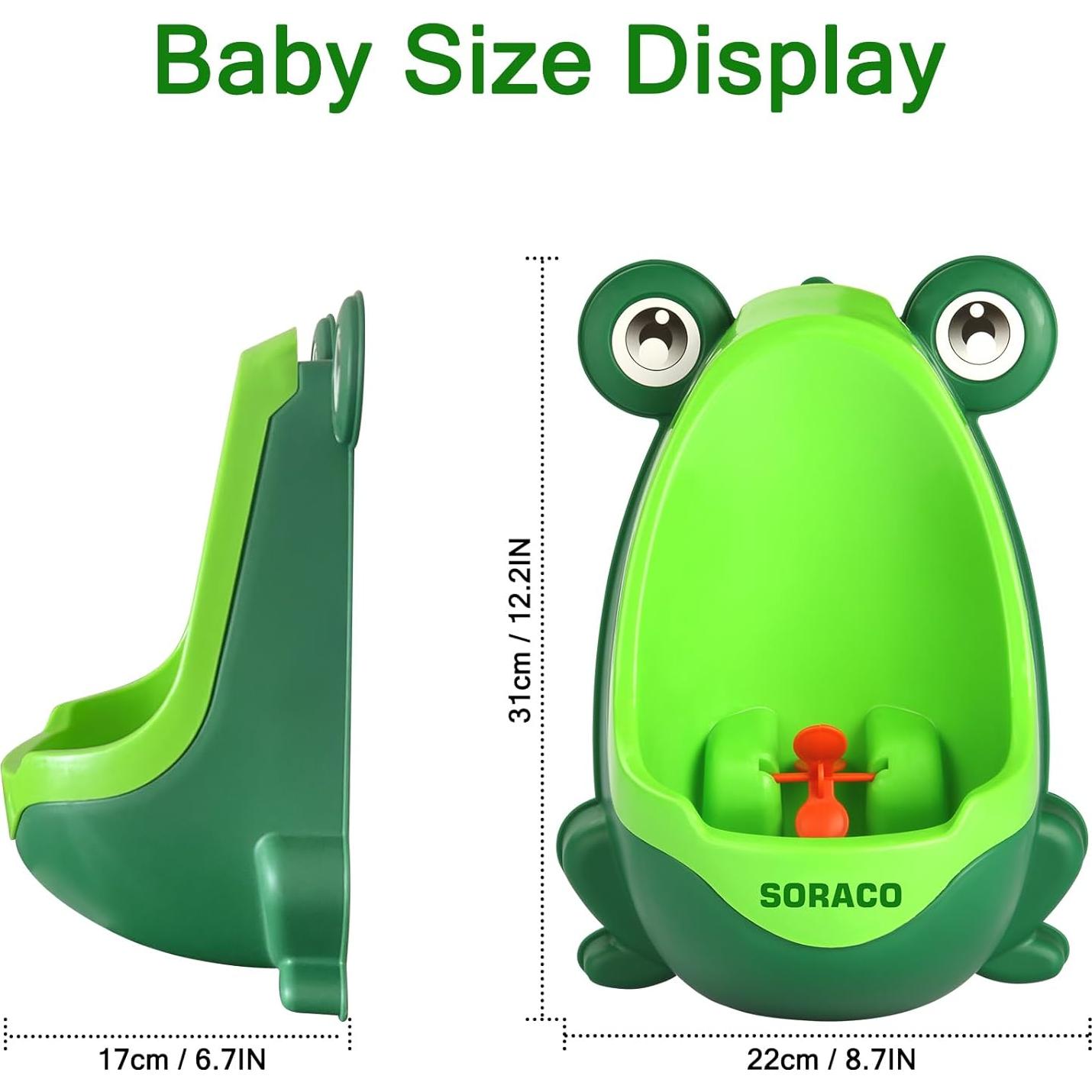 Orinal de Entrenamiento Soraco Rana Verde Ajustable