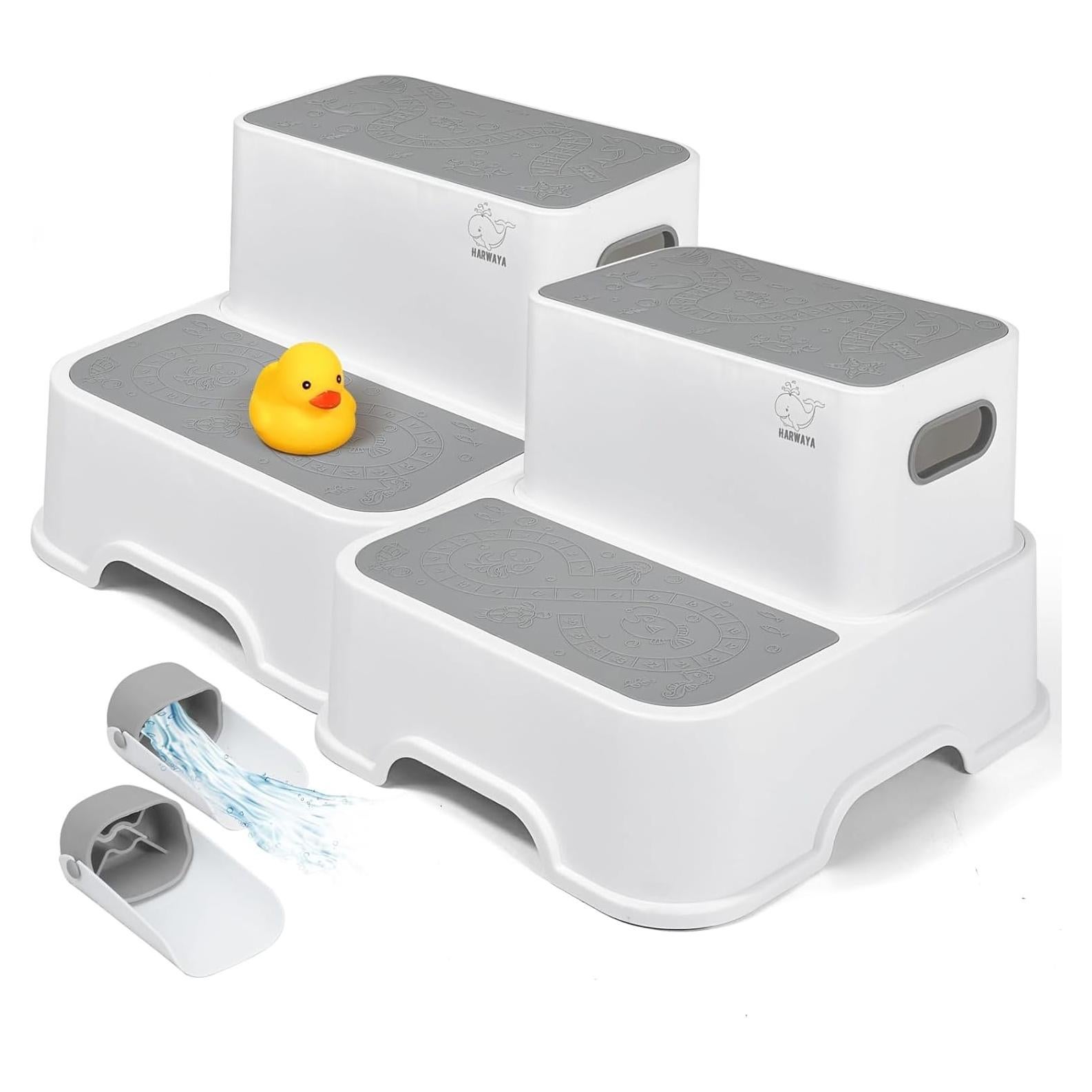Escalera de 2 Pasos para Niños Harwaya - Antideslizante
