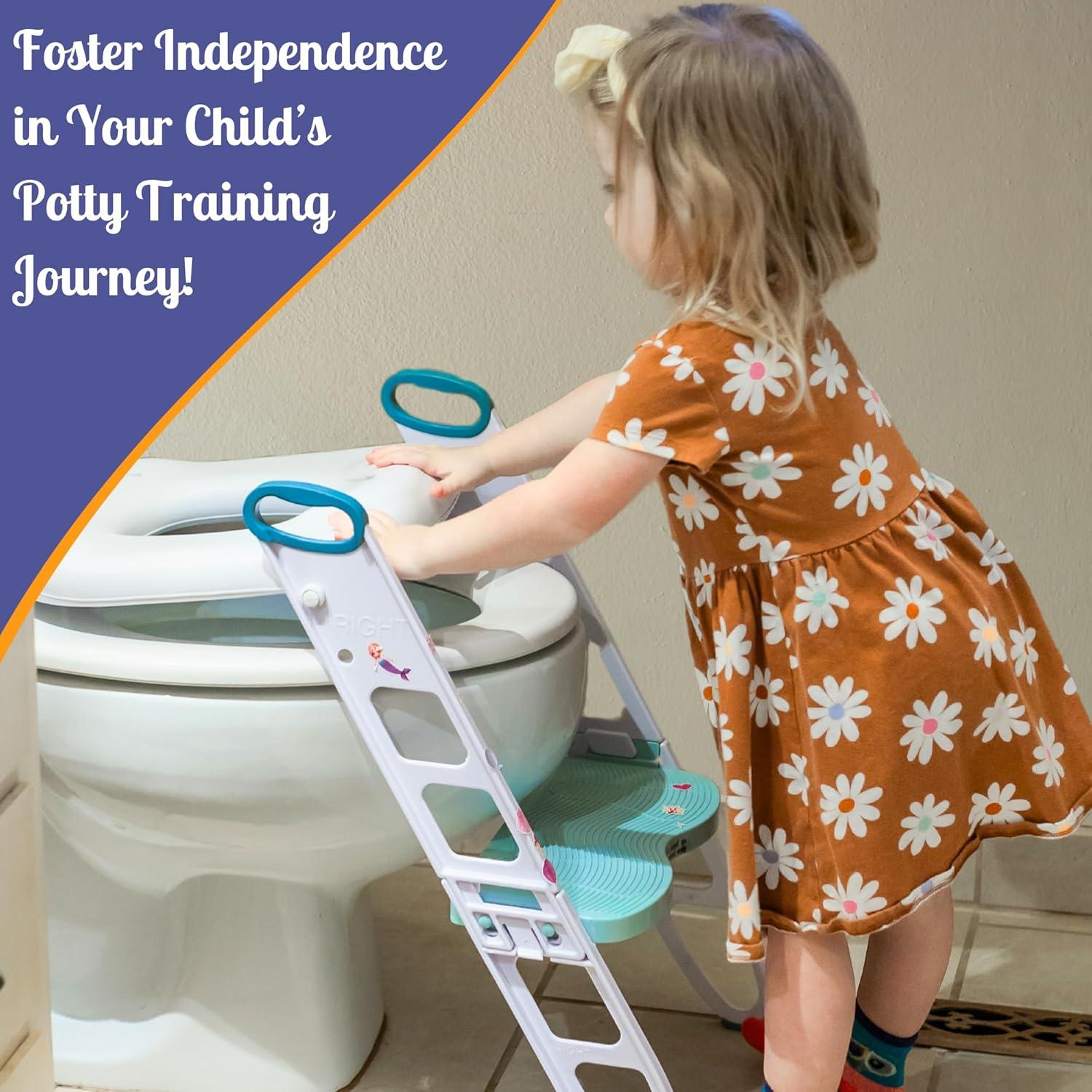 Asiento de Entrenamiento para Baño Mommy's Helper Deluxe Verde