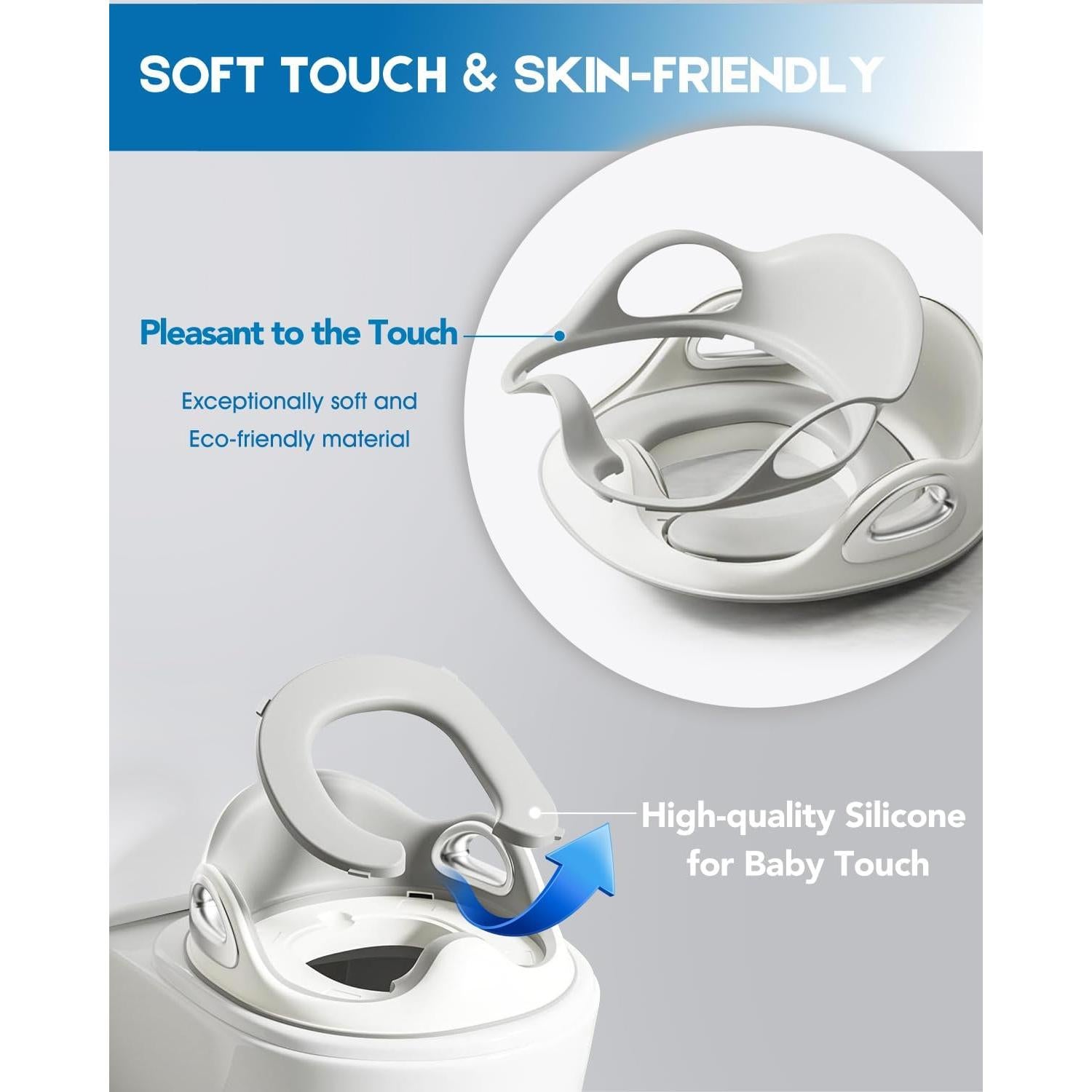 Asiento de Inodoro Entrenamiento Youocomu Gris 0.95 kg