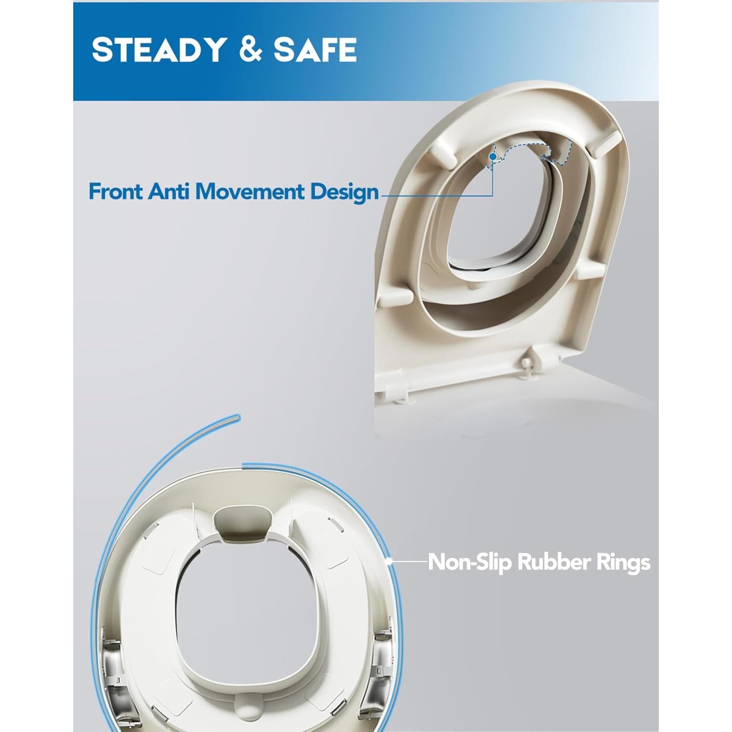 Asiento de Inodoro Entrenamiento Youocomu Gris 0.95 kg