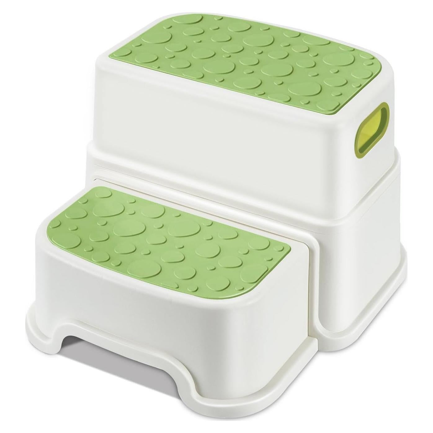Escalera de 2 Pasos Welspo Verde Antideslizante para Niños
