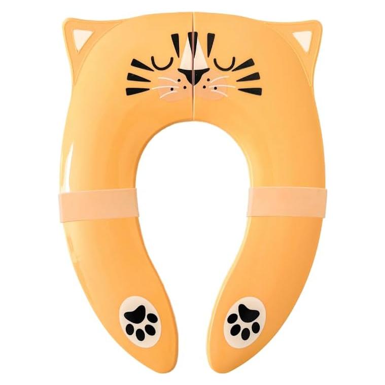 Asiento de inodoro portátil Hippypotamus Tigre Naranja