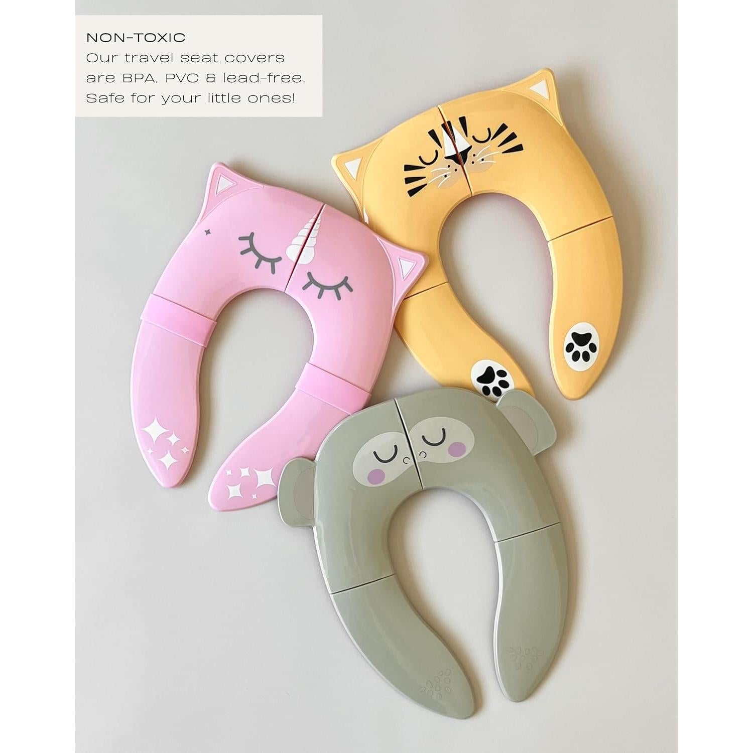 Asiento de inodoro portátil Hippypotamus Tigre Naranja