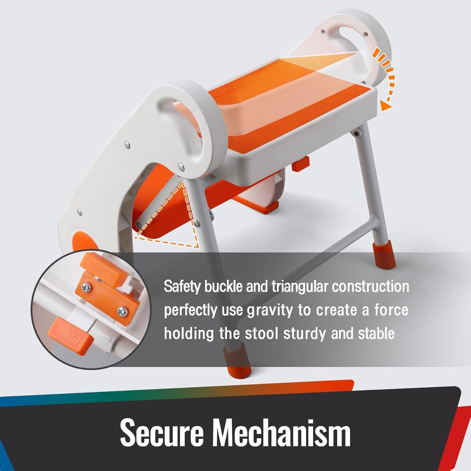 Escalera Plegable para Niños STOODER 2 Pasos Antideslizante