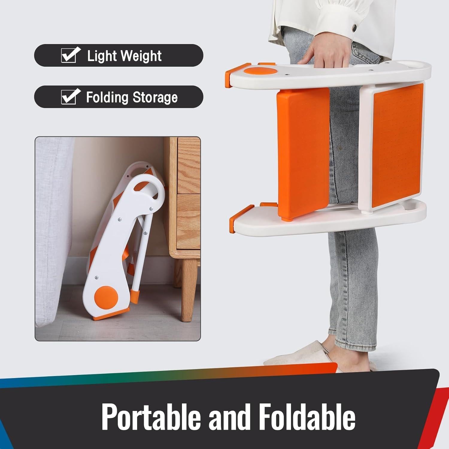 Escalera Plegable para Niños STOODER 2 Pasos Antideslizante
