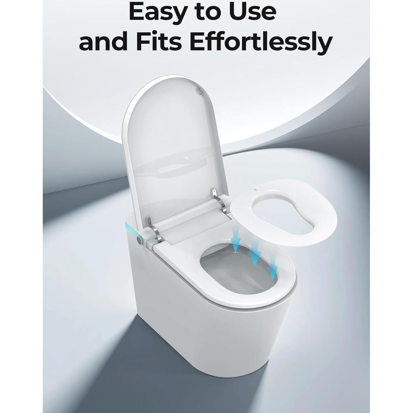 Asiento de Inodoro para Niños Bazyths Alargado 2 a 8 Años