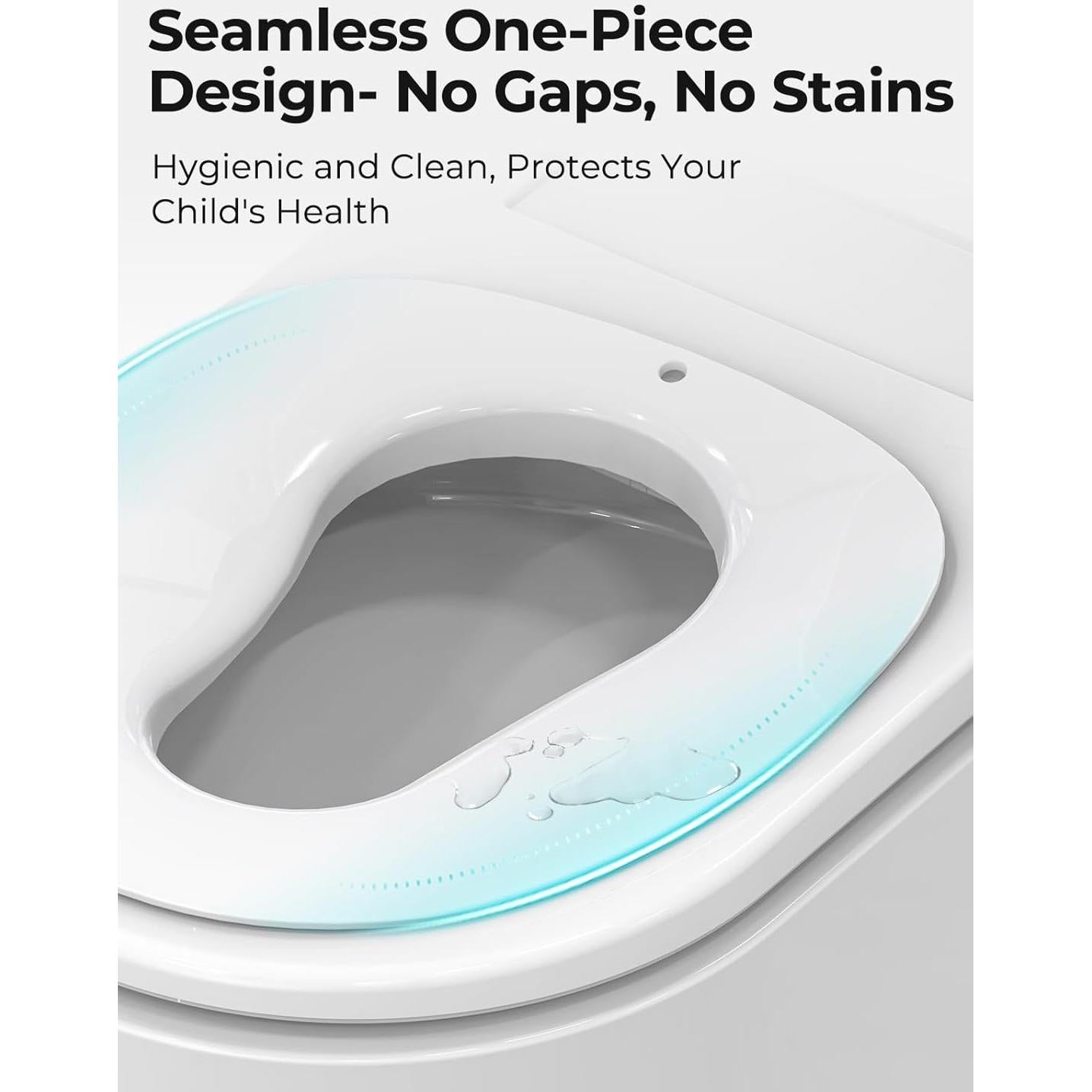 Asiento de Inodoro para Niños Bazyths Alargado 2 a 8 Años