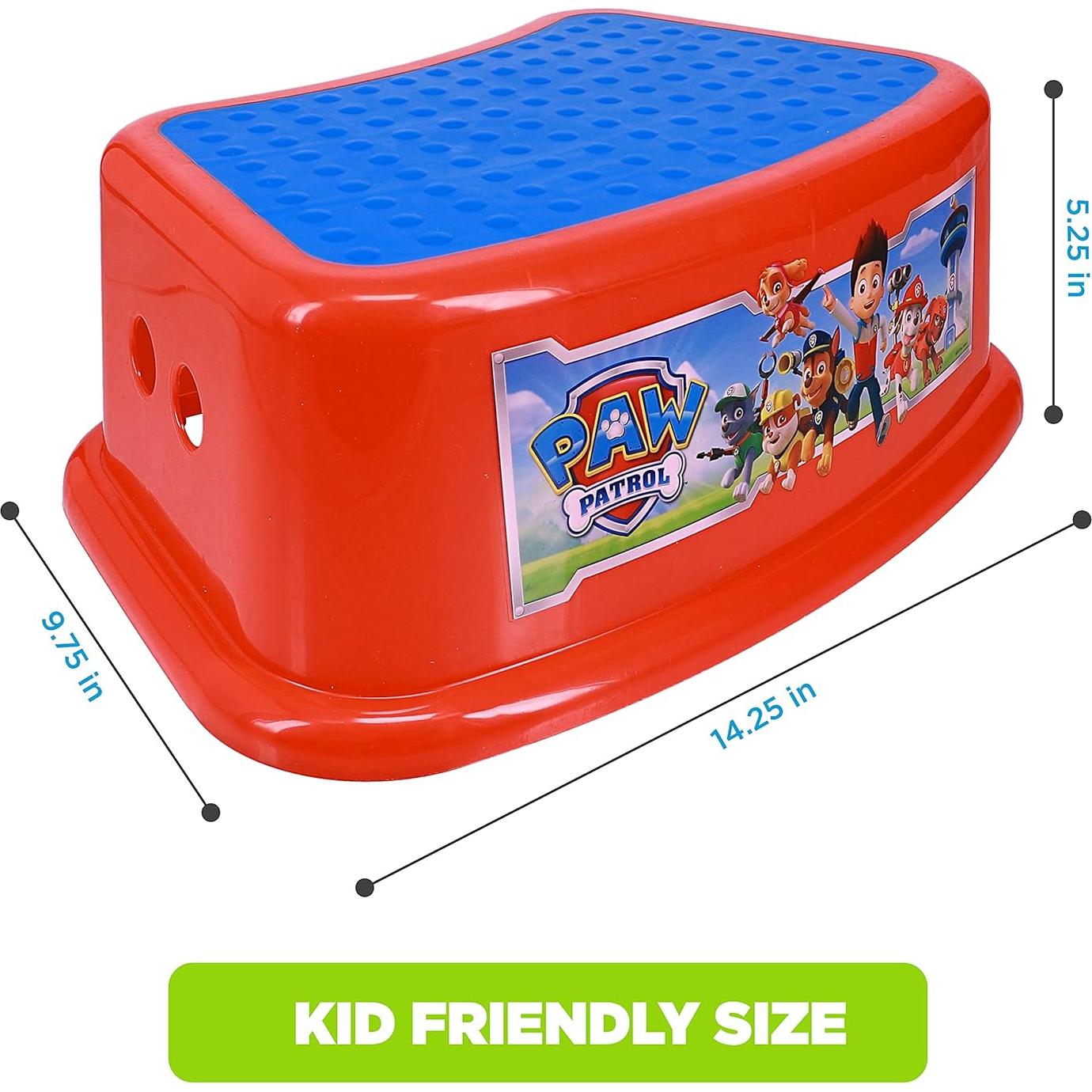 Escalón de baño Ginsey Paw Patrol Rojo y Azul Antideslizante