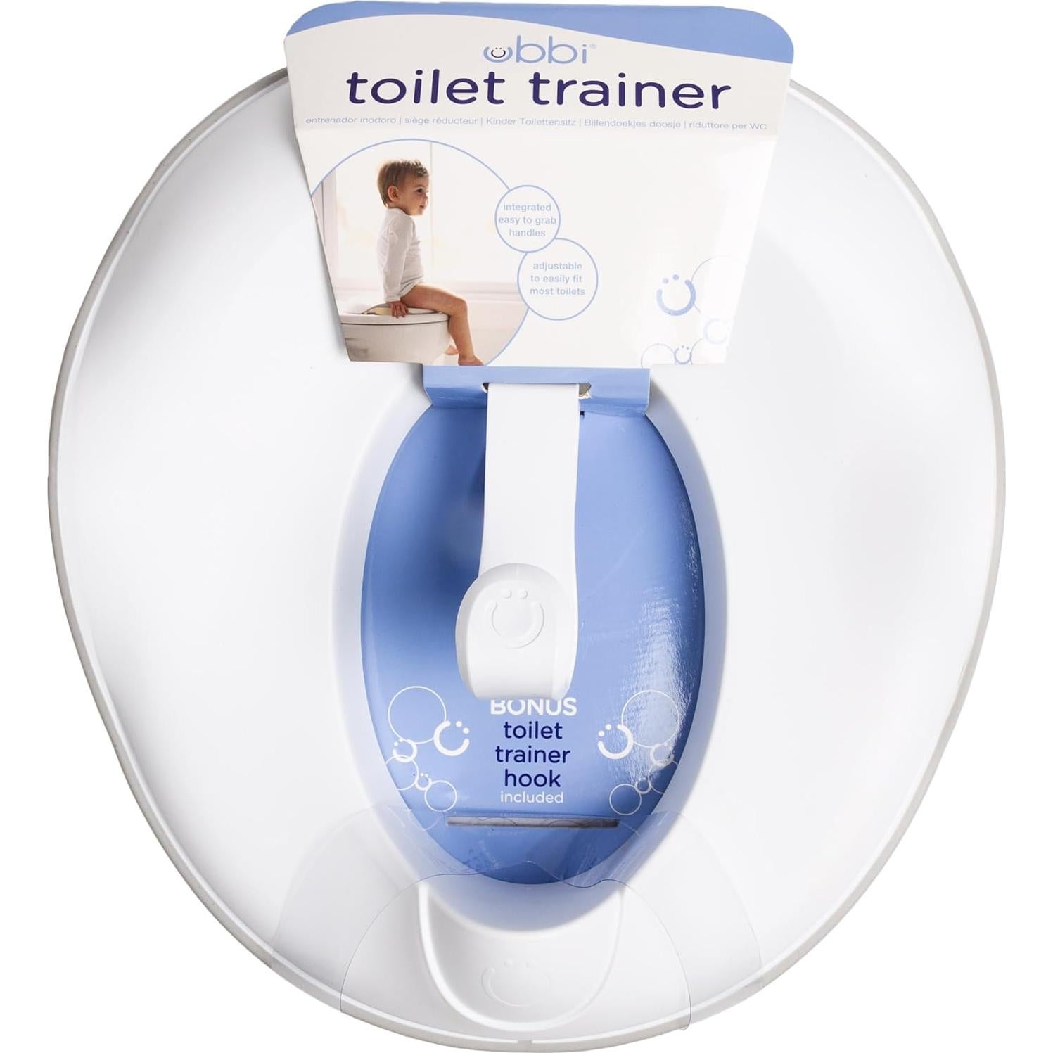 Entrenador de Inodoro Ubbi para Niños Ajustable Gris