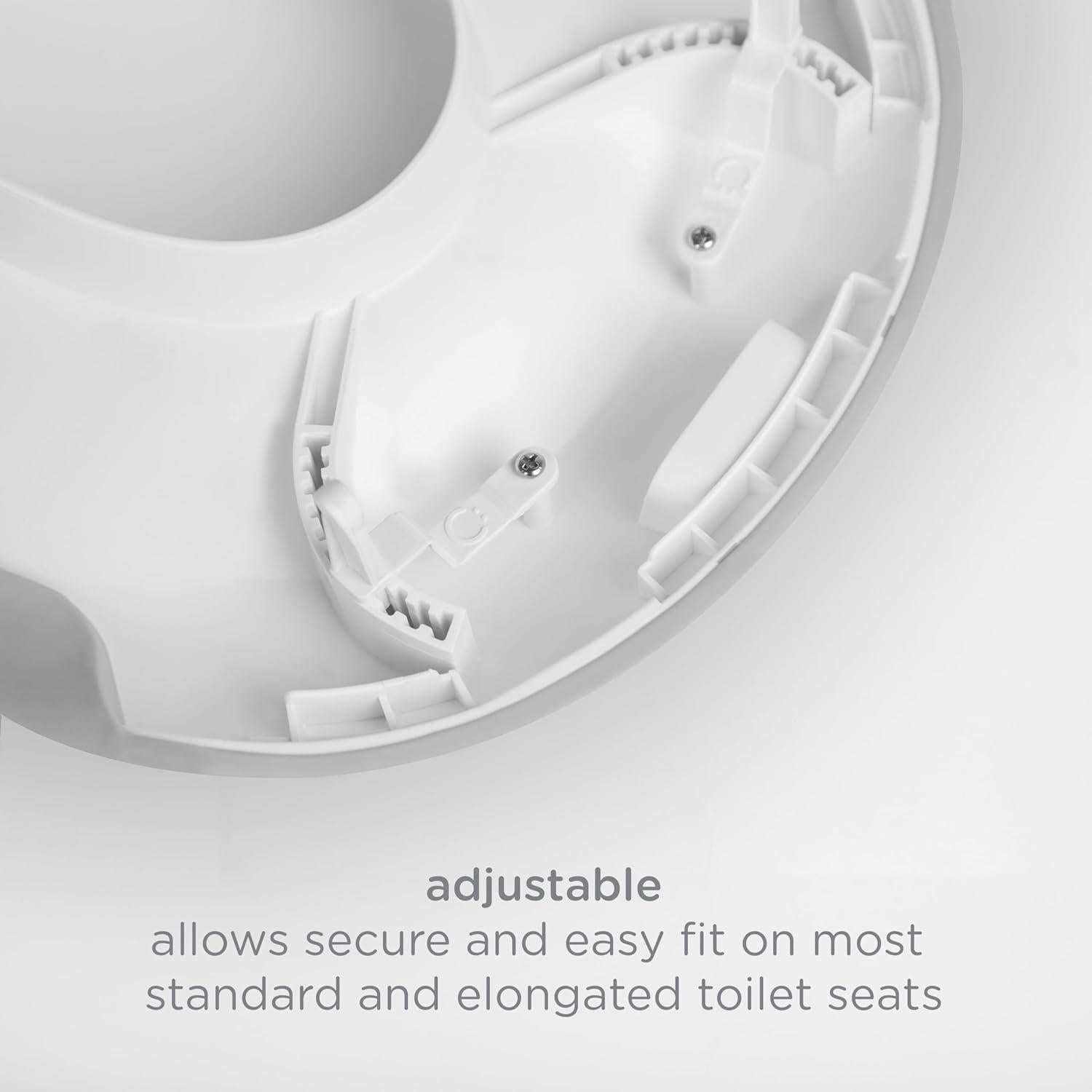 Entrenador de Inodoro Ubbi para Niños Ajustable Gris