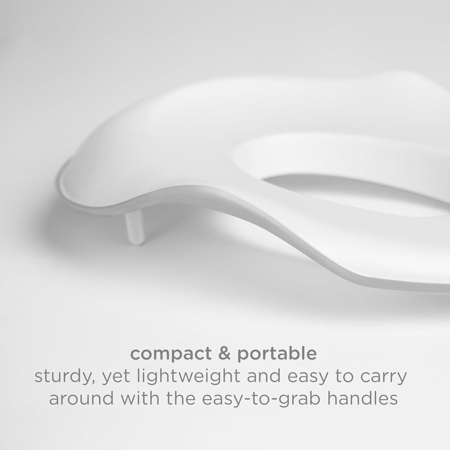 Entrenador de Inodoro Ubbi para Niños Ajustable Gris