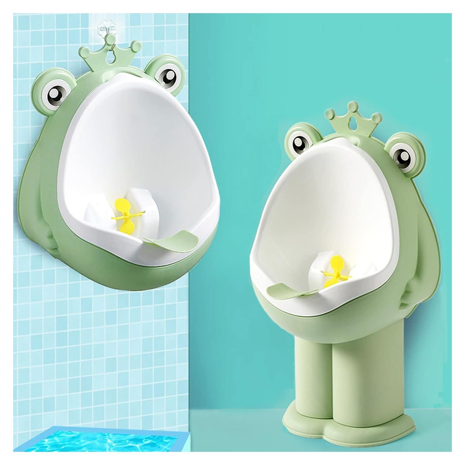 Orinal de Entrenamiento para Niños Rana Verde Ajustable