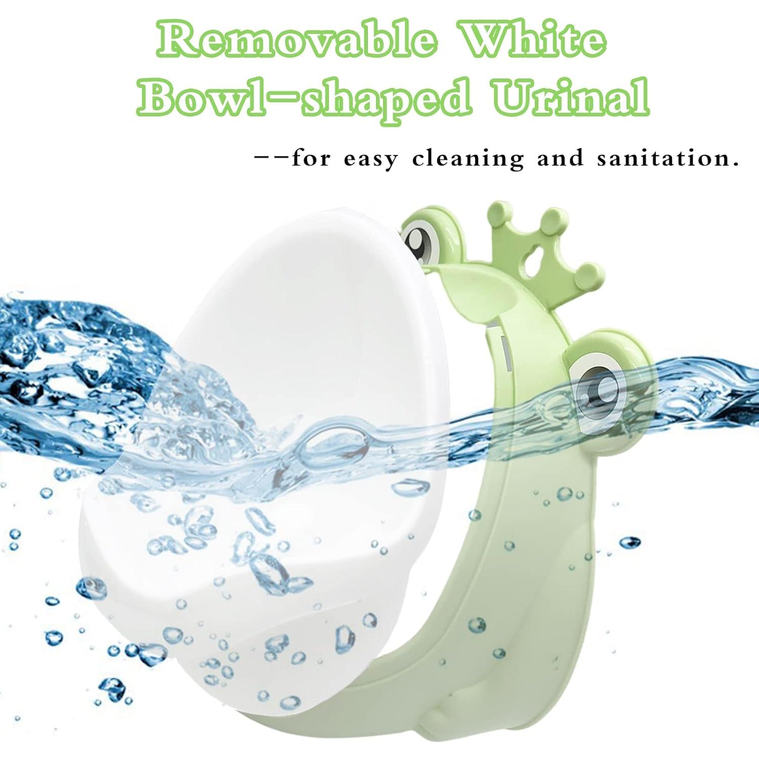 Orinal de Entrenamiento para Niños Rana Verde Ajustable