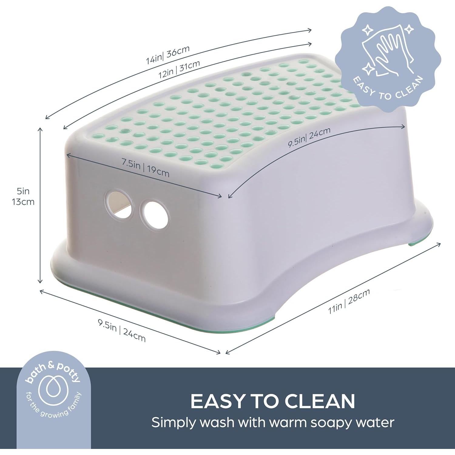 Escalón Dreambaby Menta Antideslizante para Niños 36.4 cm