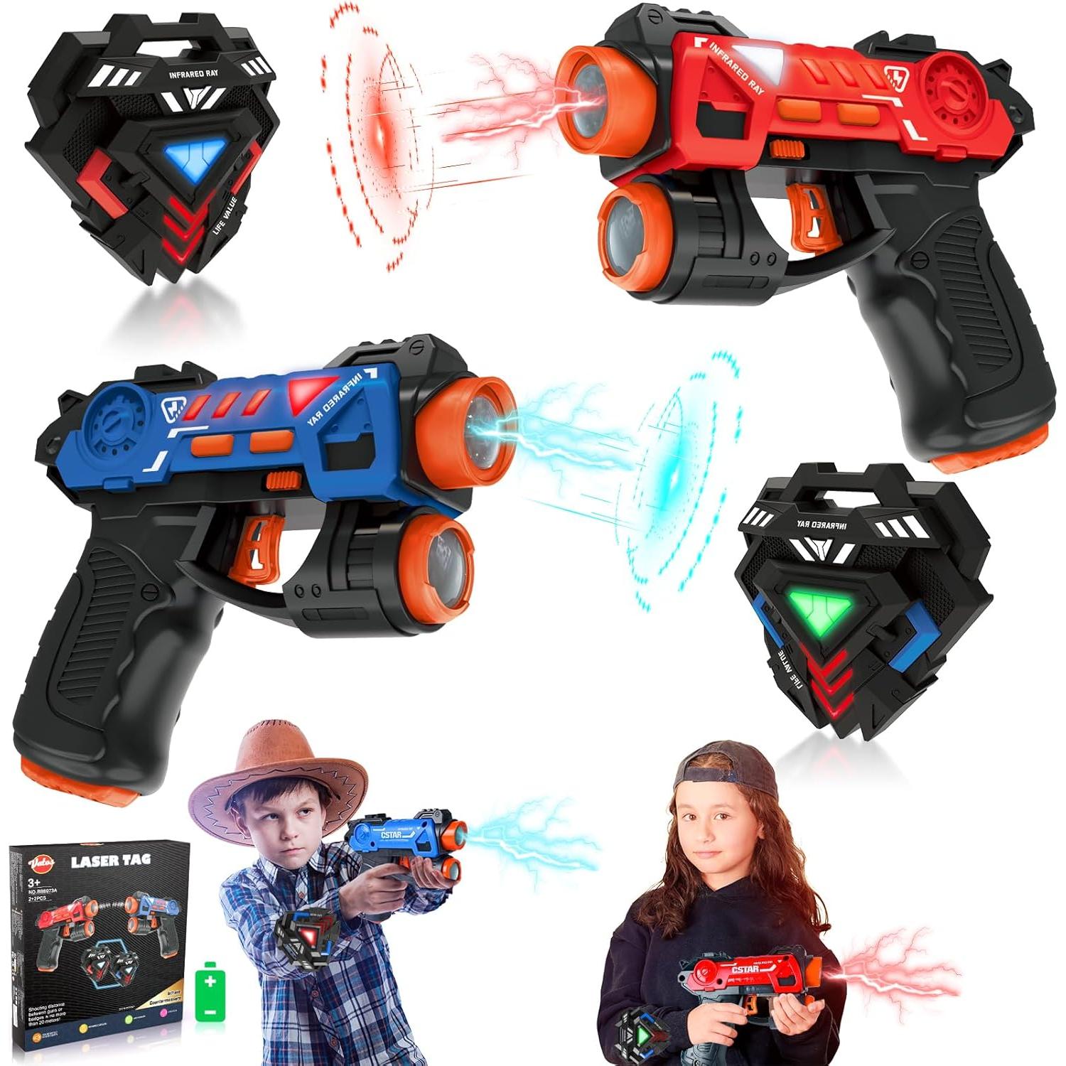 Conjunto de Laser Tag VATOS 2 Jugadores Infrarrojo 419g