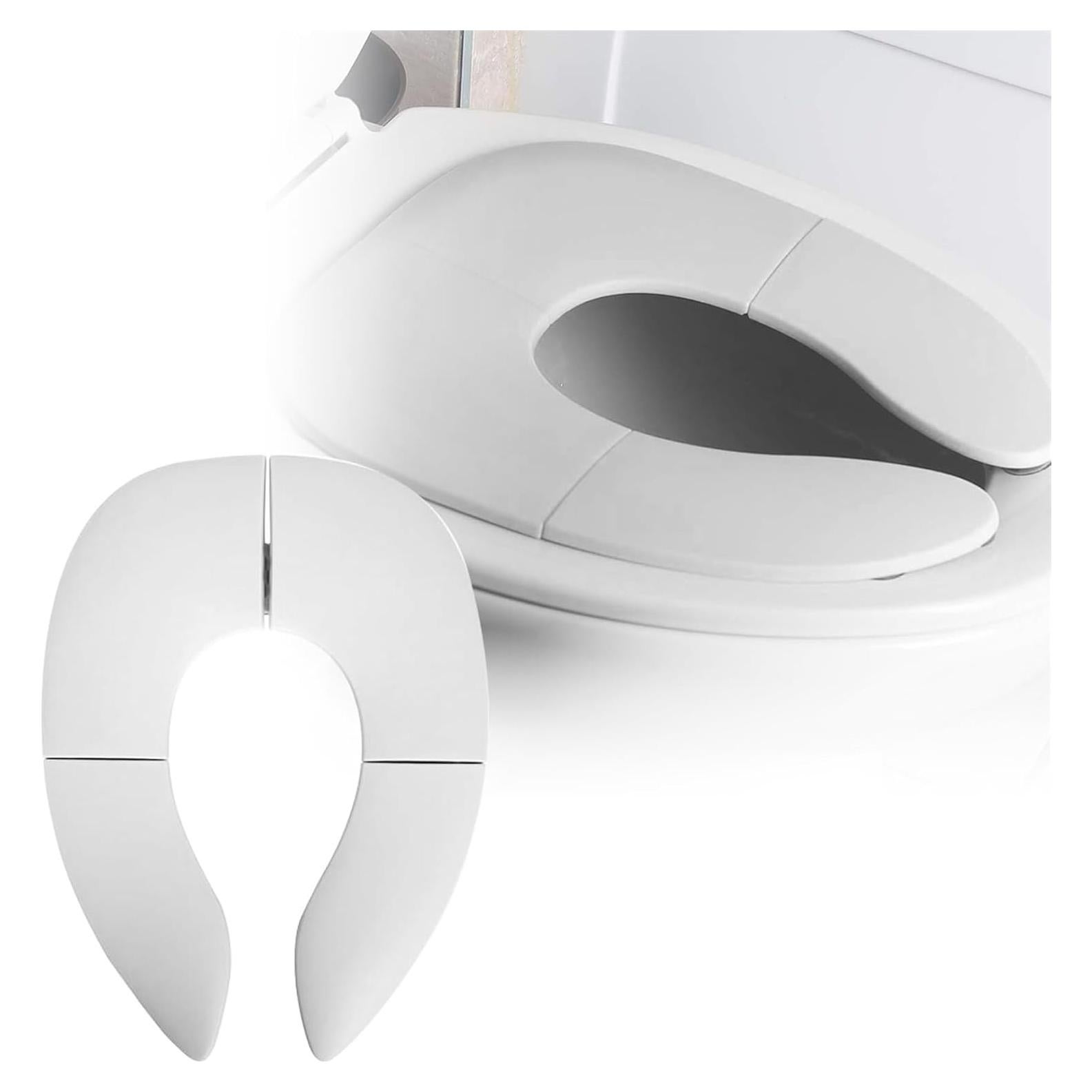 Asiento de inodoro portátil ILSSLI plegable para niños