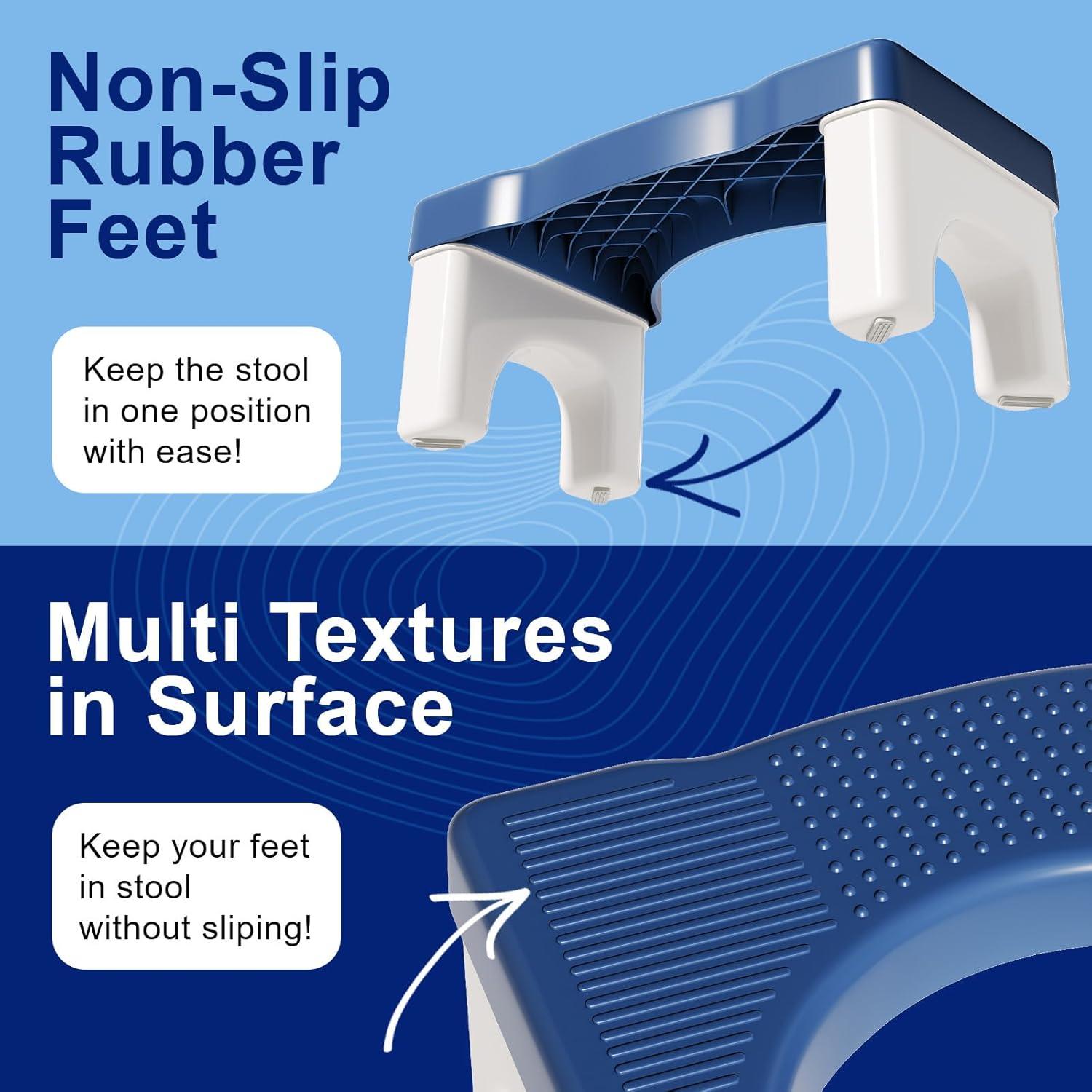Escalón de Inodoro Uaniar 21 cm Plegable Antideslizante