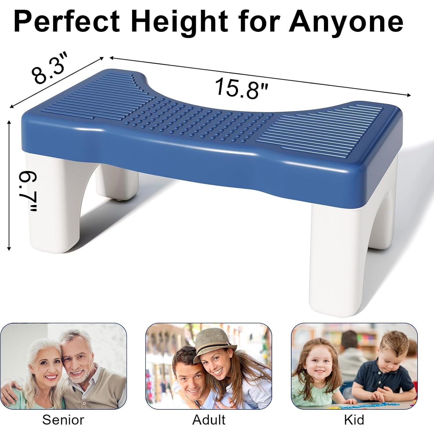 Escalón de Inodoro Uaniar 21 cm Plegable Antideslizante