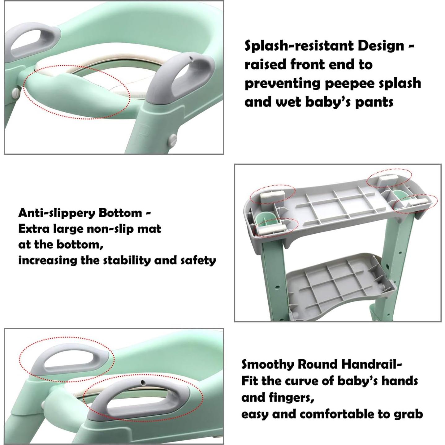 Escalera de Entrenamiento HTTMT Verde con Asiento Ajustable