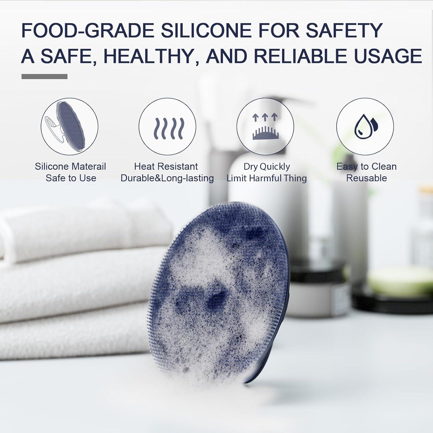 Esponja de Cuerpo de Silicona BEAUTAIL Azul Exfoliante