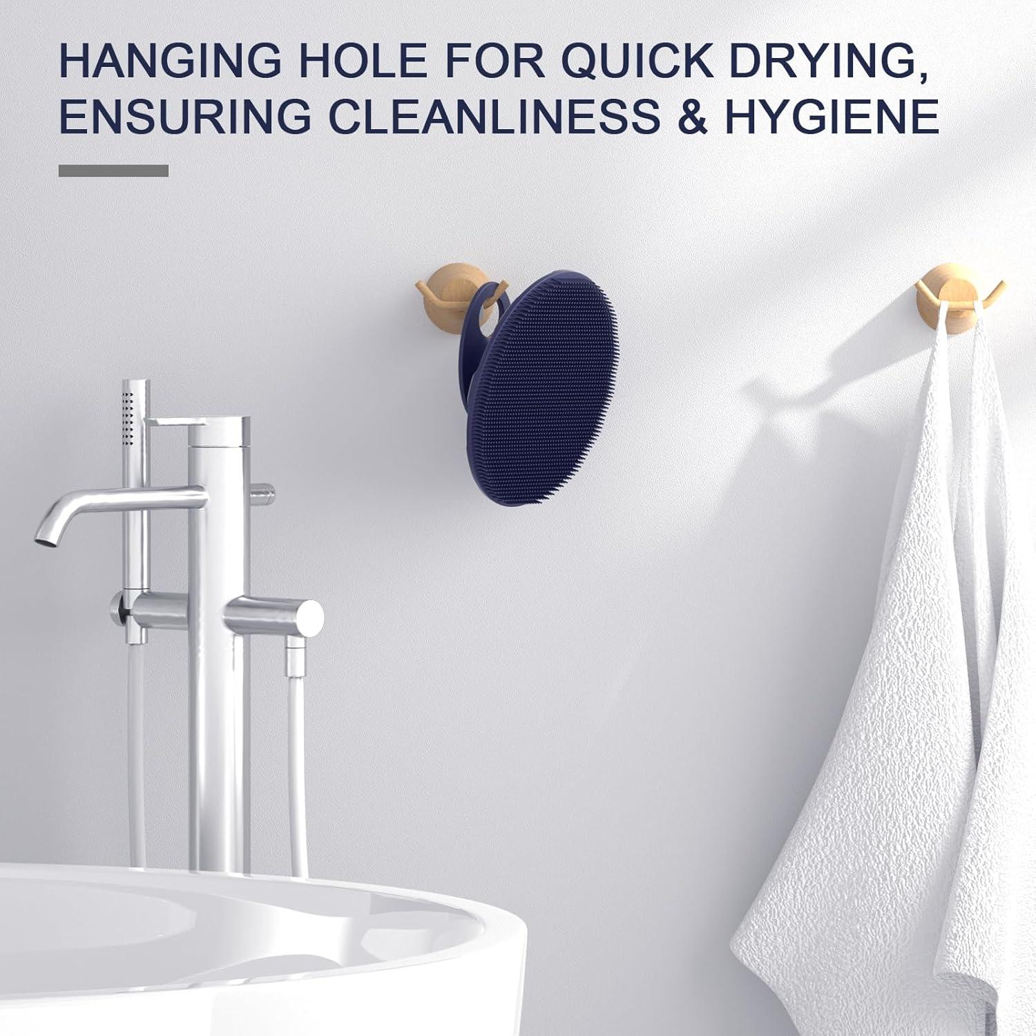 Esponja de Cuerpo de Silicona BEAUTAIL Azul Exfoliante