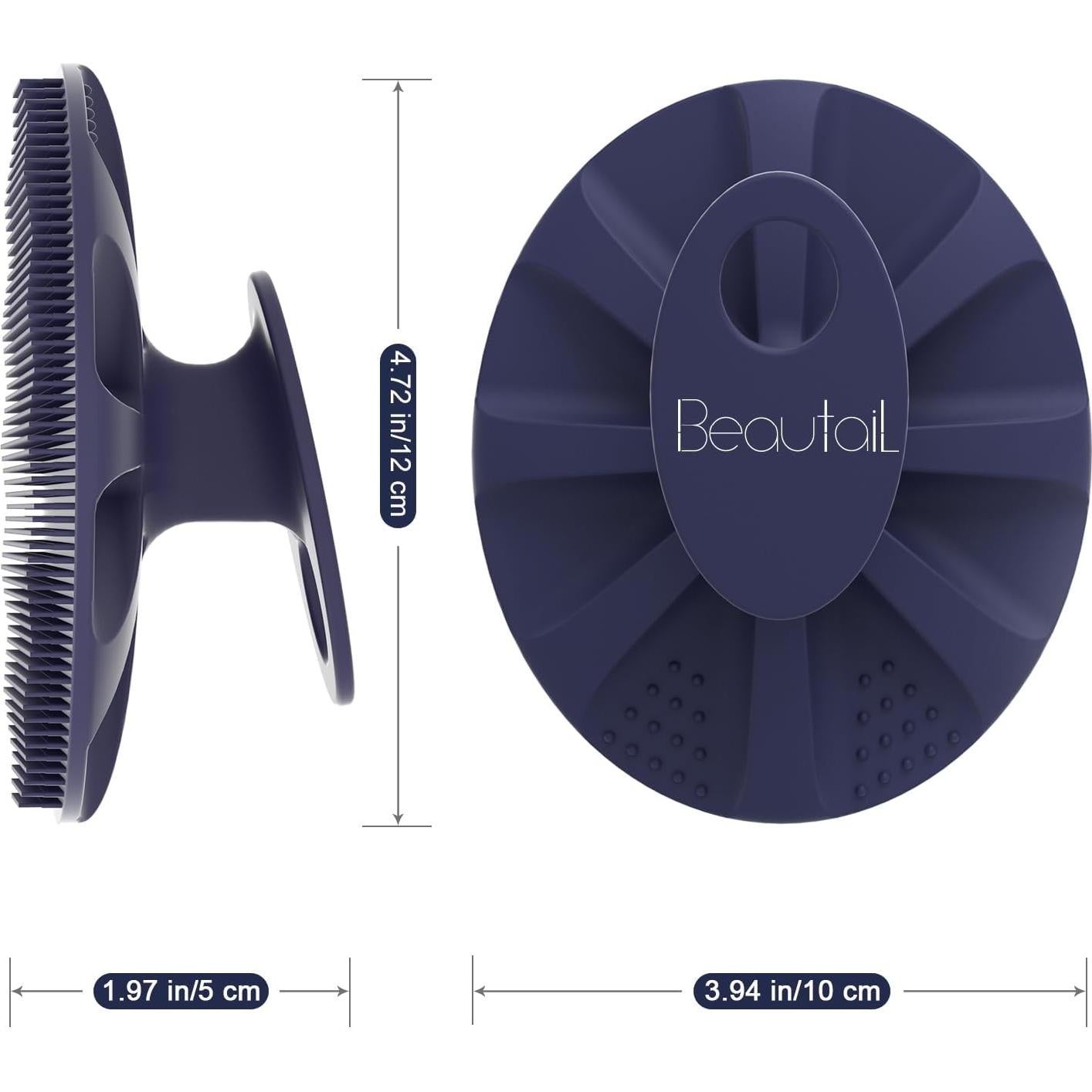 Esponja de Cuerpo de Silicona BEAUTAIL Azul Exfoliante