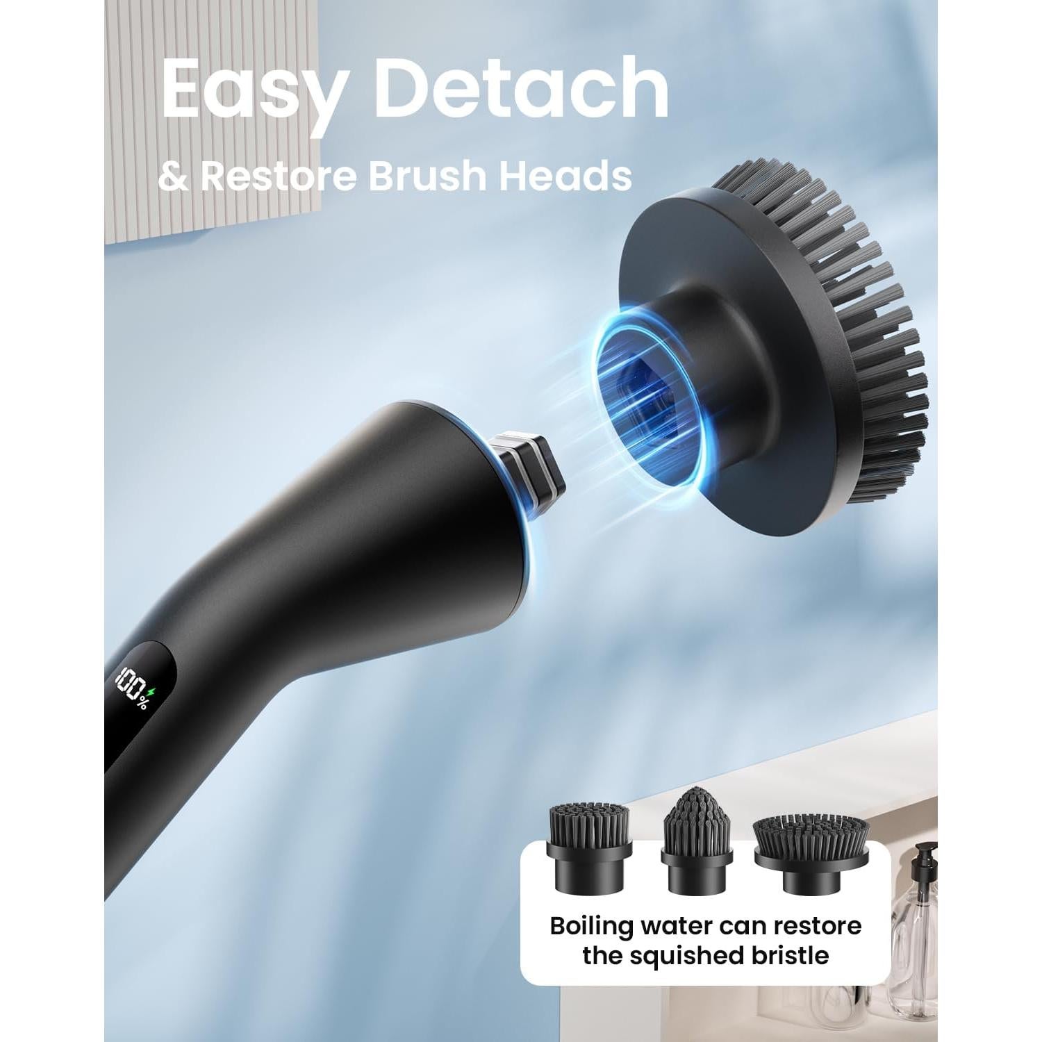 Cepillo de limpieza eléctrico Topmako IPX7 7 cabezales