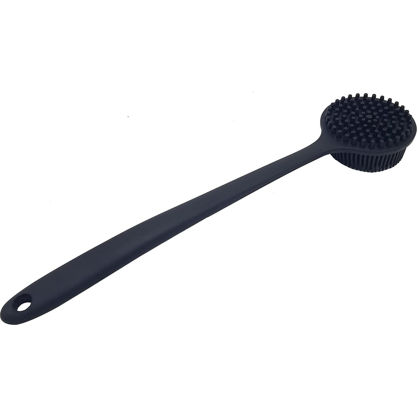 Cepillo de Espalda DNC de Silicona Suave 38,1 cm Negro