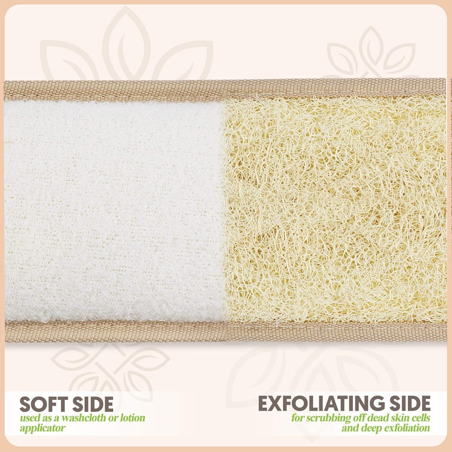 Esponja Exfoliante de Lufa Natural Almooni para Ducha 1 Unidad