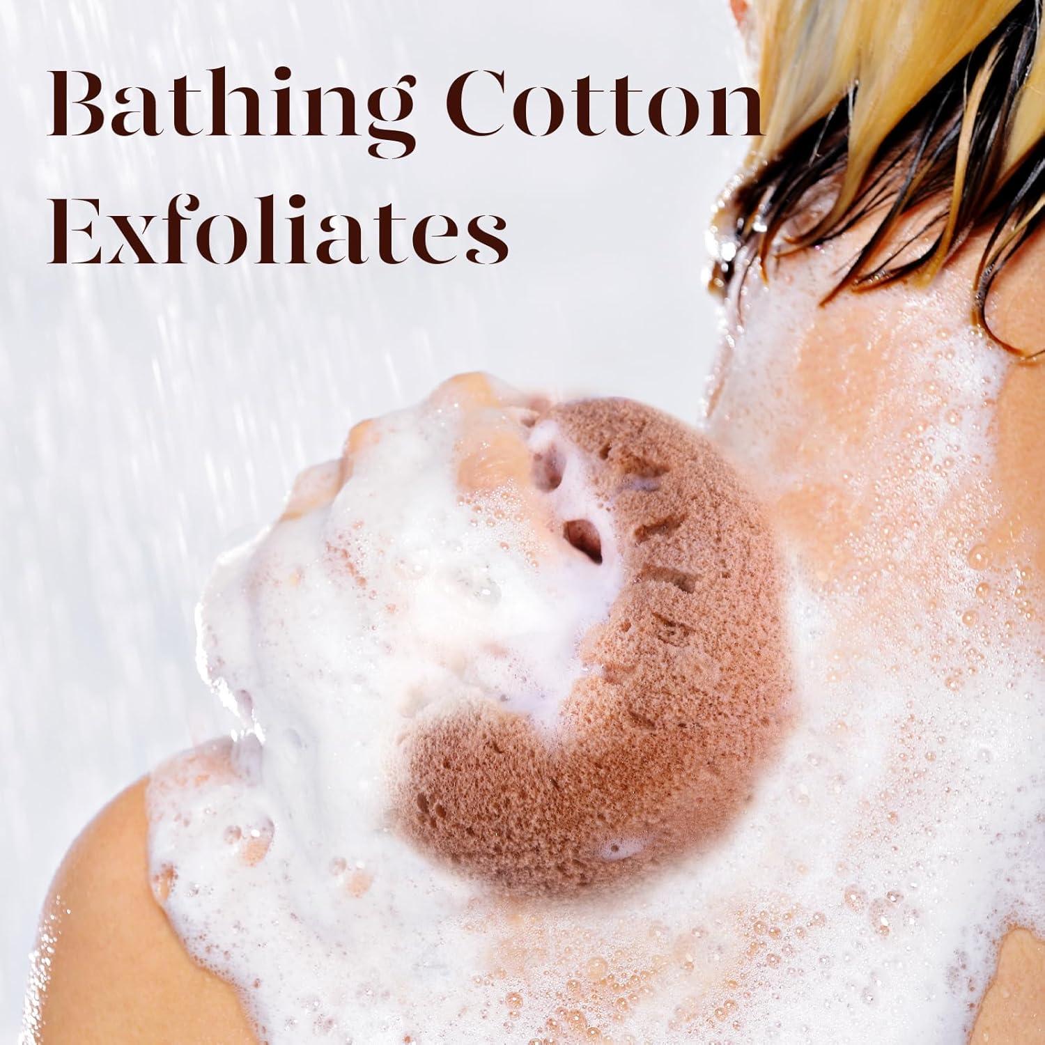 Esponja de Baño BAIMEI Loofah Exfoliante Rosa Gris 2 Unidades