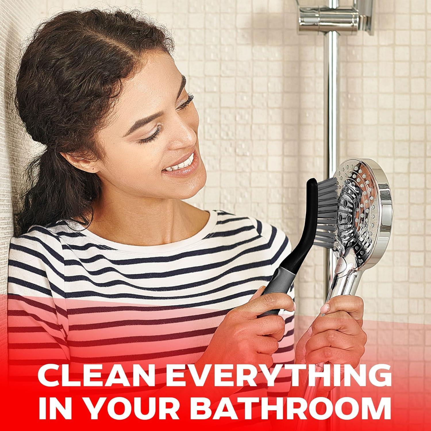 Juego de 3 cepillos de limpieza Trazon - Mango ergonómico