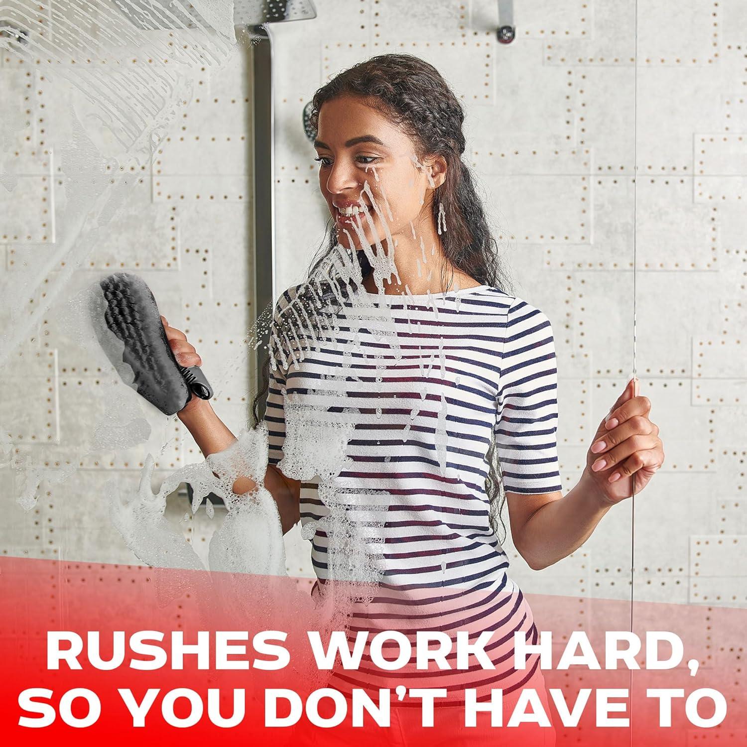 Juego de 3 cepillos de limpieza Trazon - Mango ergonómico